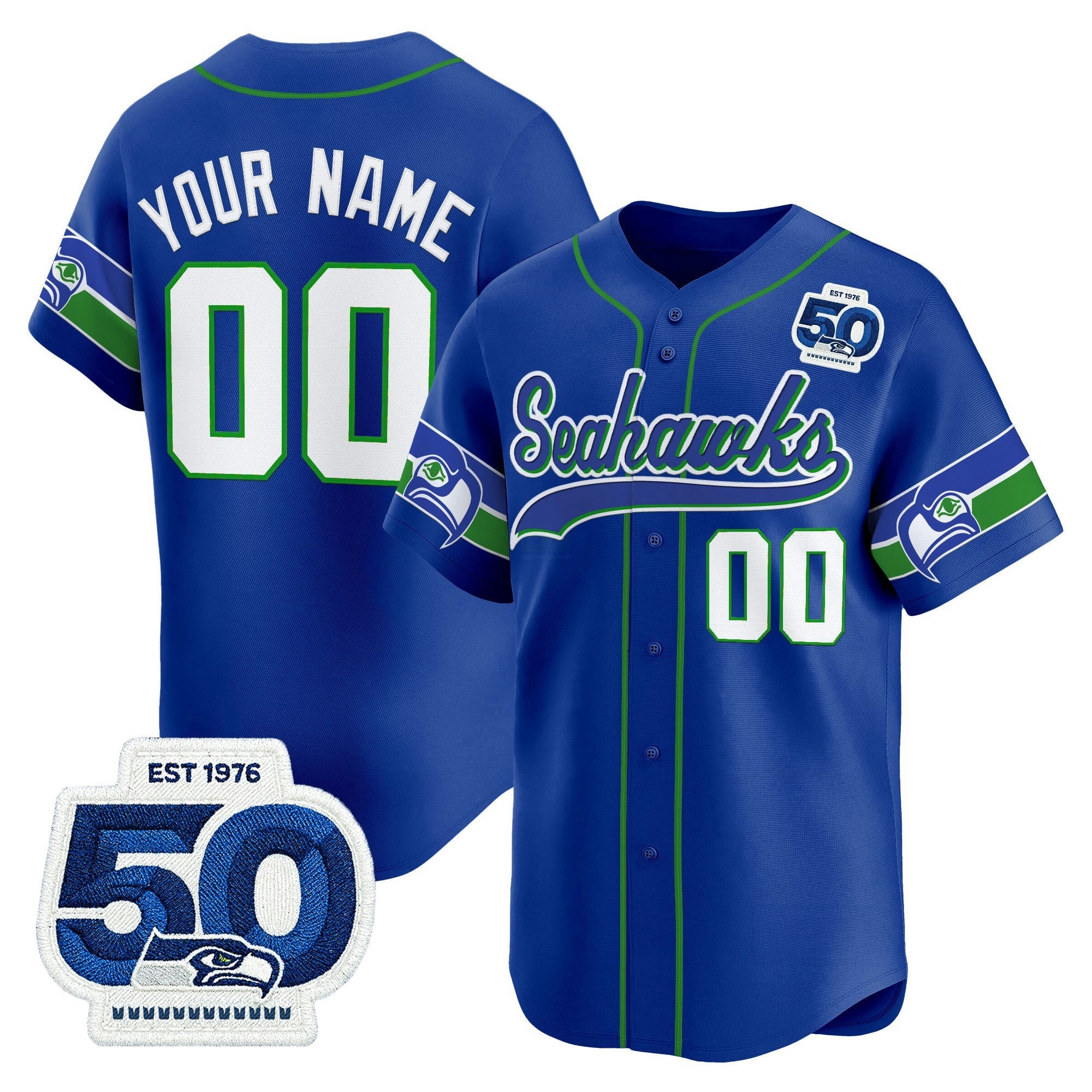 Camisa NFL Seattle 50th Anniversary Vapor Jersey