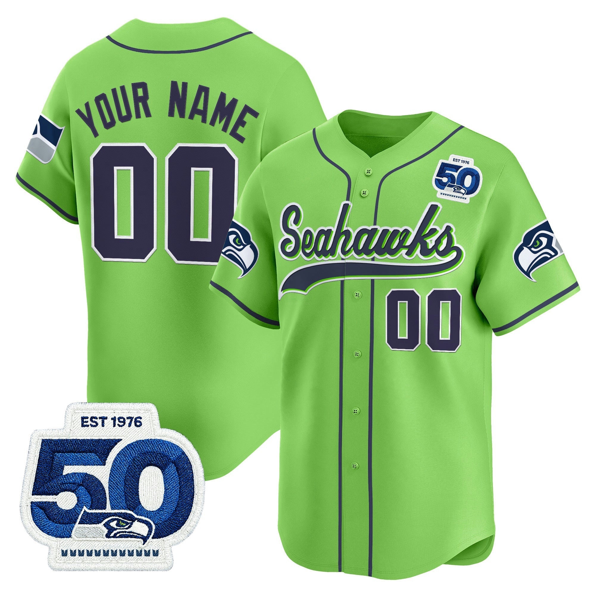Camisa NFL Seattle 50th Anniversary Vapor Jersey