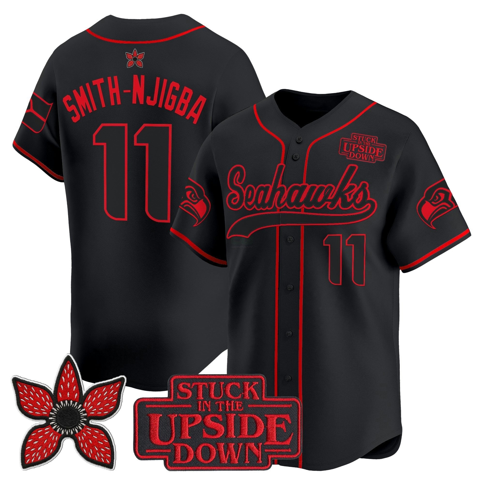 Camisa NFL Seattle ‘Stranger Things Edition’ Vapor Jersey