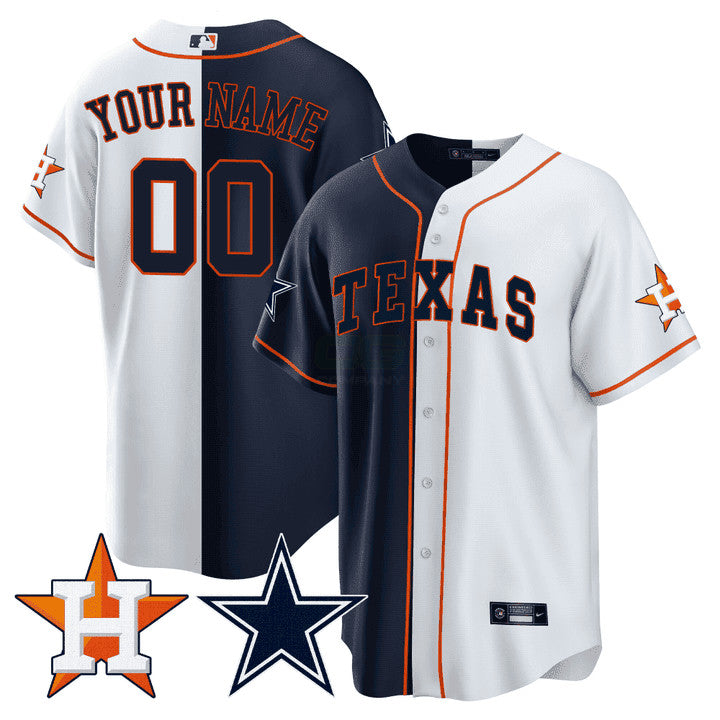 Camisa NFL Split Astros – Cool Base Jersey - Branca