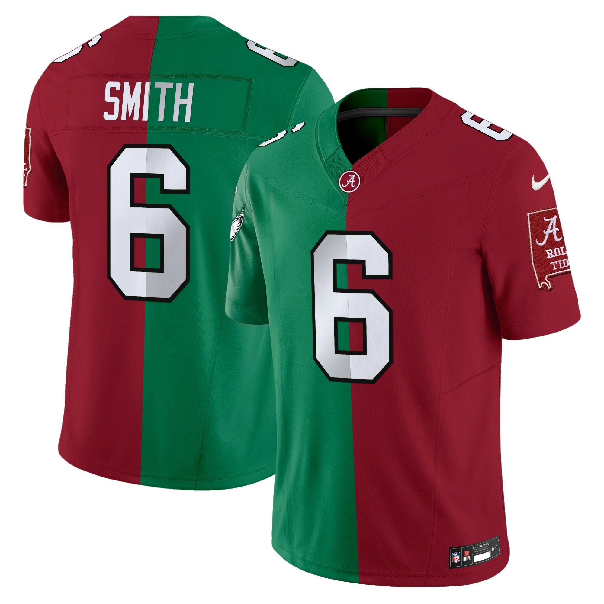 Camisa NFL Split Philadelphia & College Football Vapor Limited Jersey