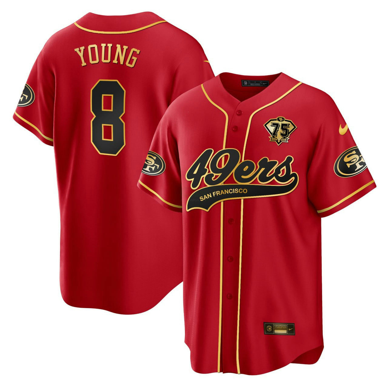 Camisa NFL Steve Young San Francisco Jersey - Cool Base