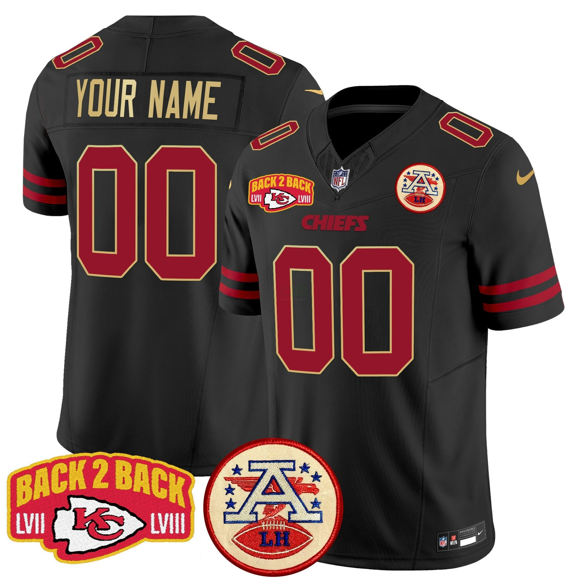 Camisa NFL Super Back 2 Back Patch Vapor Limited Jersey