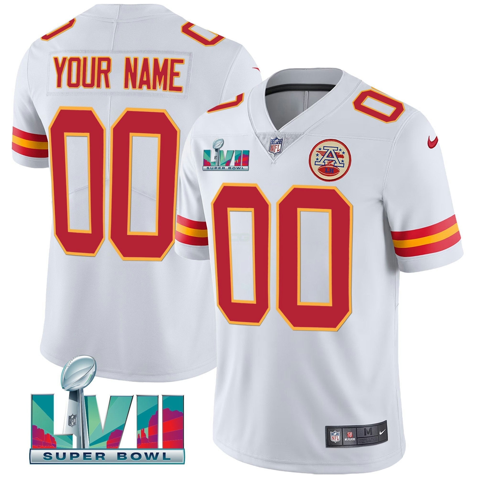 Camisa NFL Super Bowl Custom Name & Number Jersey