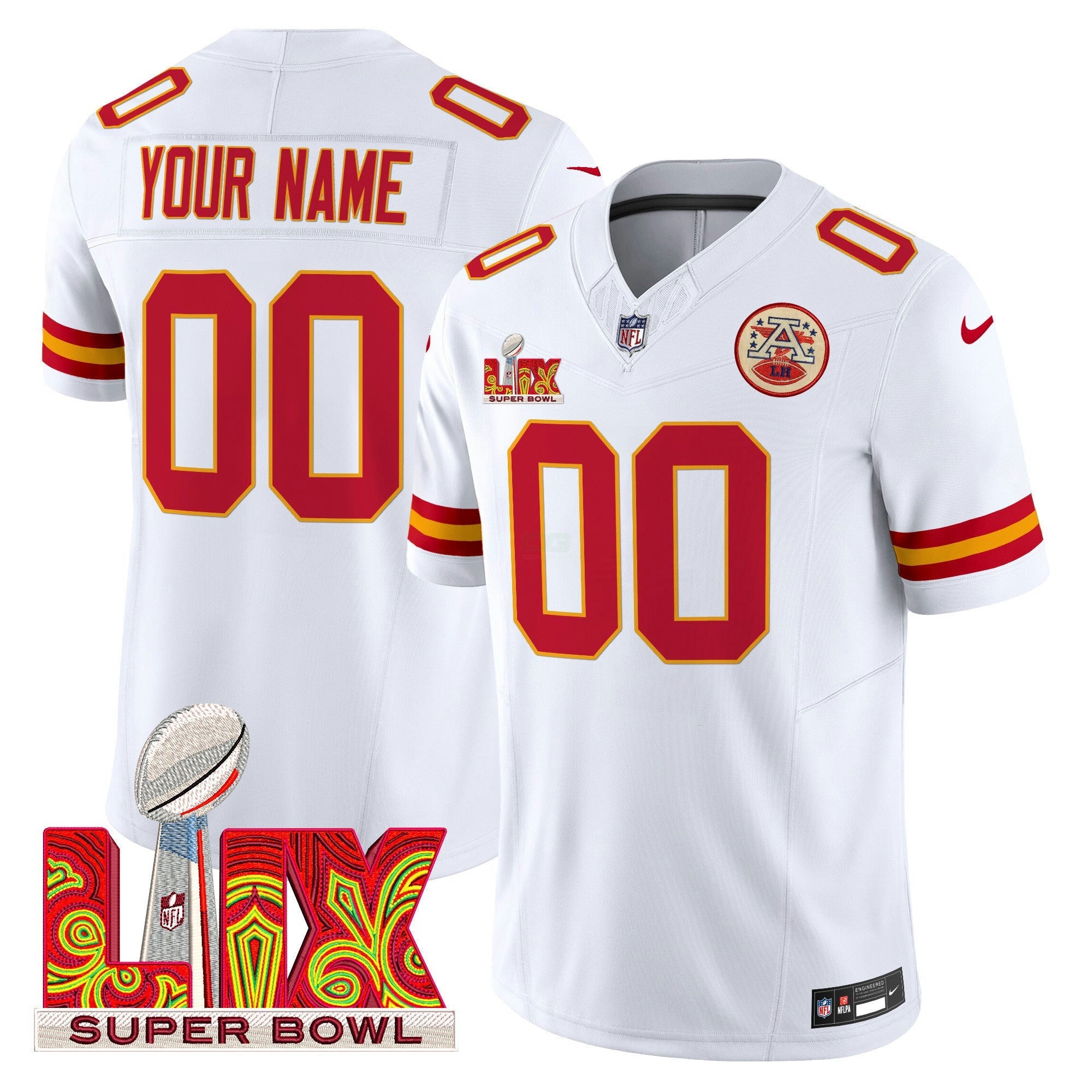 Camisa NFL Super Bowl LIX Patch Vapor Limited Jersey