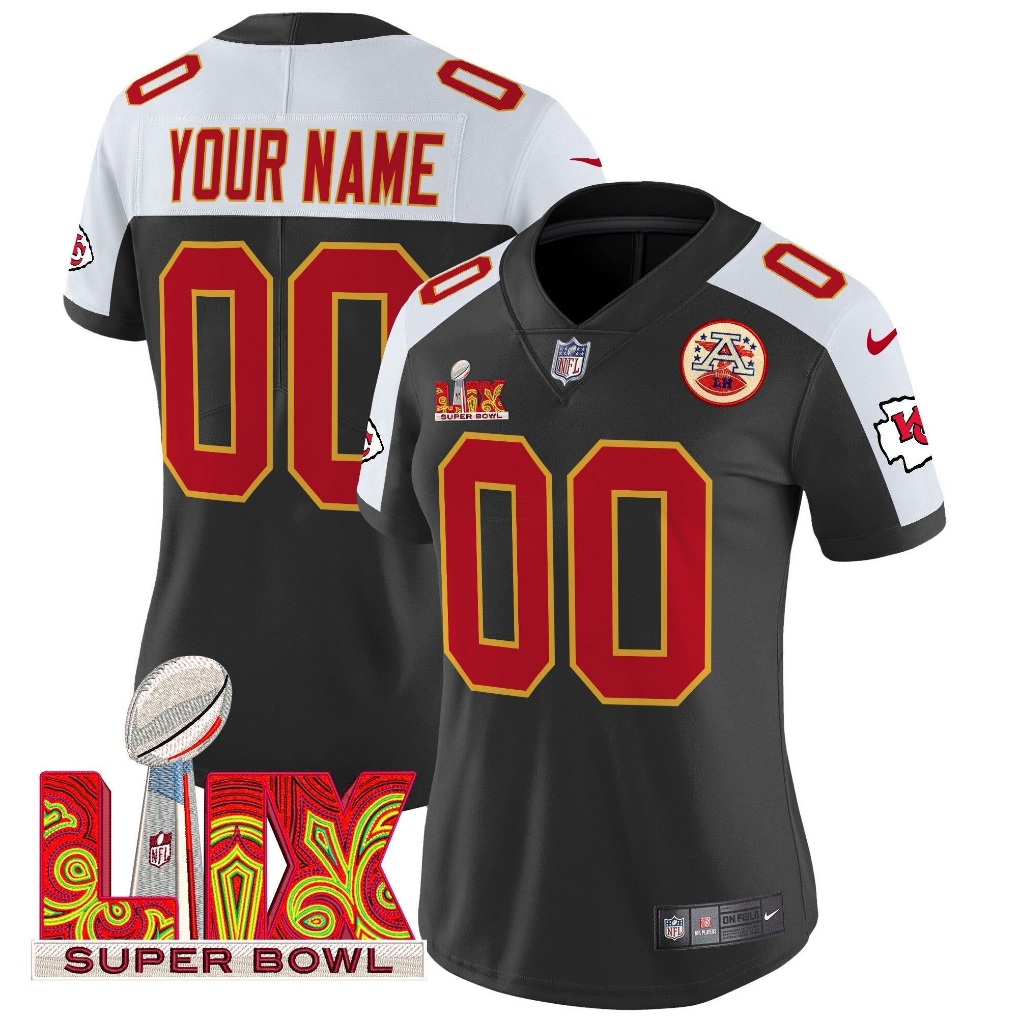 Camisa NFL Super Bowl LIX Patch Vapor Limited Jersey