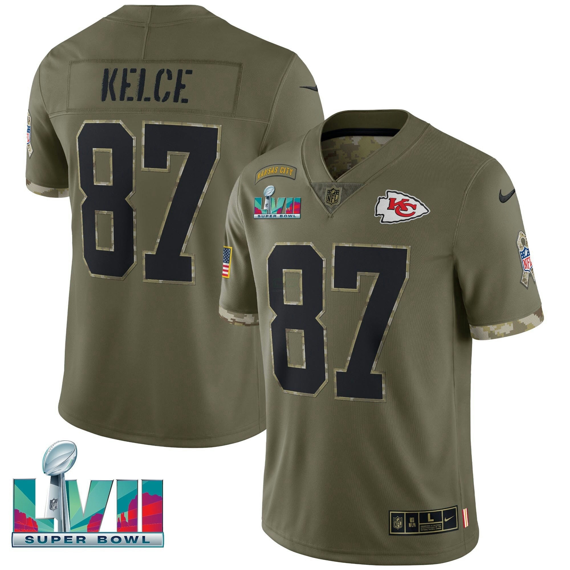 Camisa NFL Super Bowl LVII Salute To Service Player Jersey