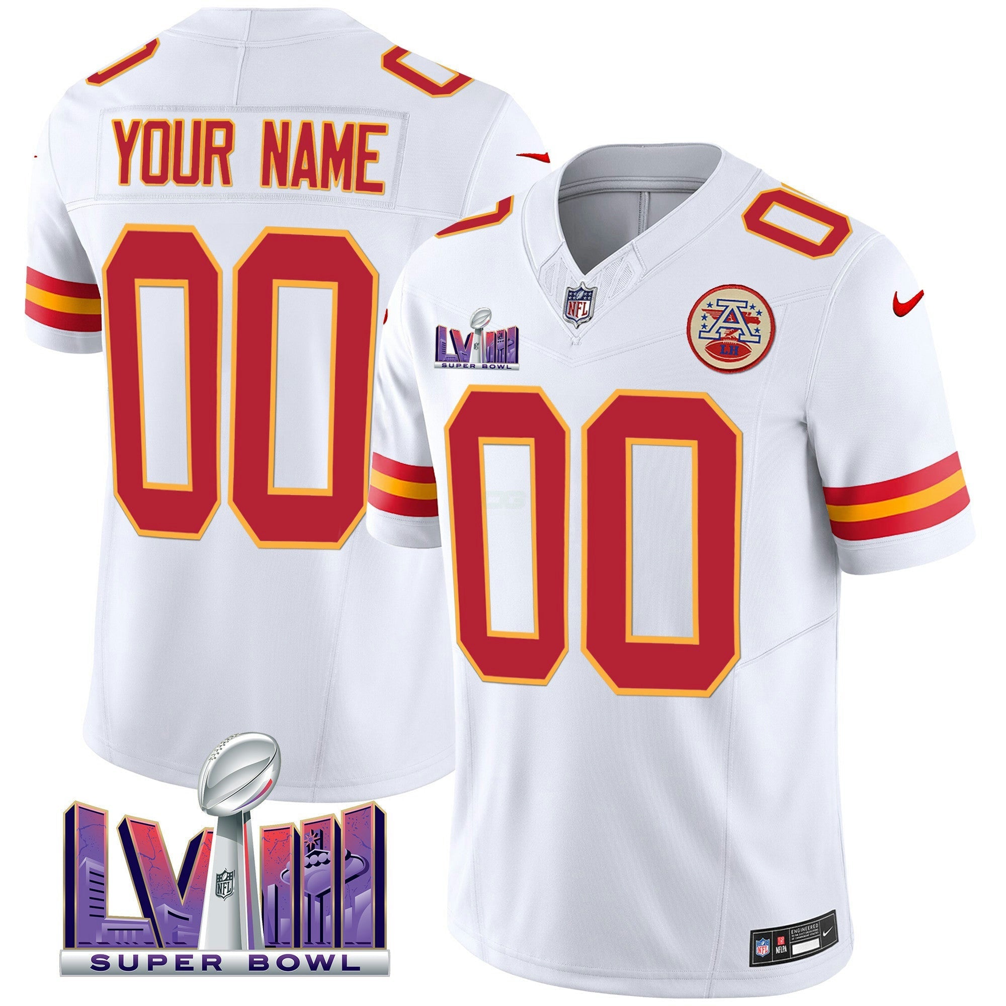 Camisa NFL Super Bowl LVIII Patch Vapor Jersey