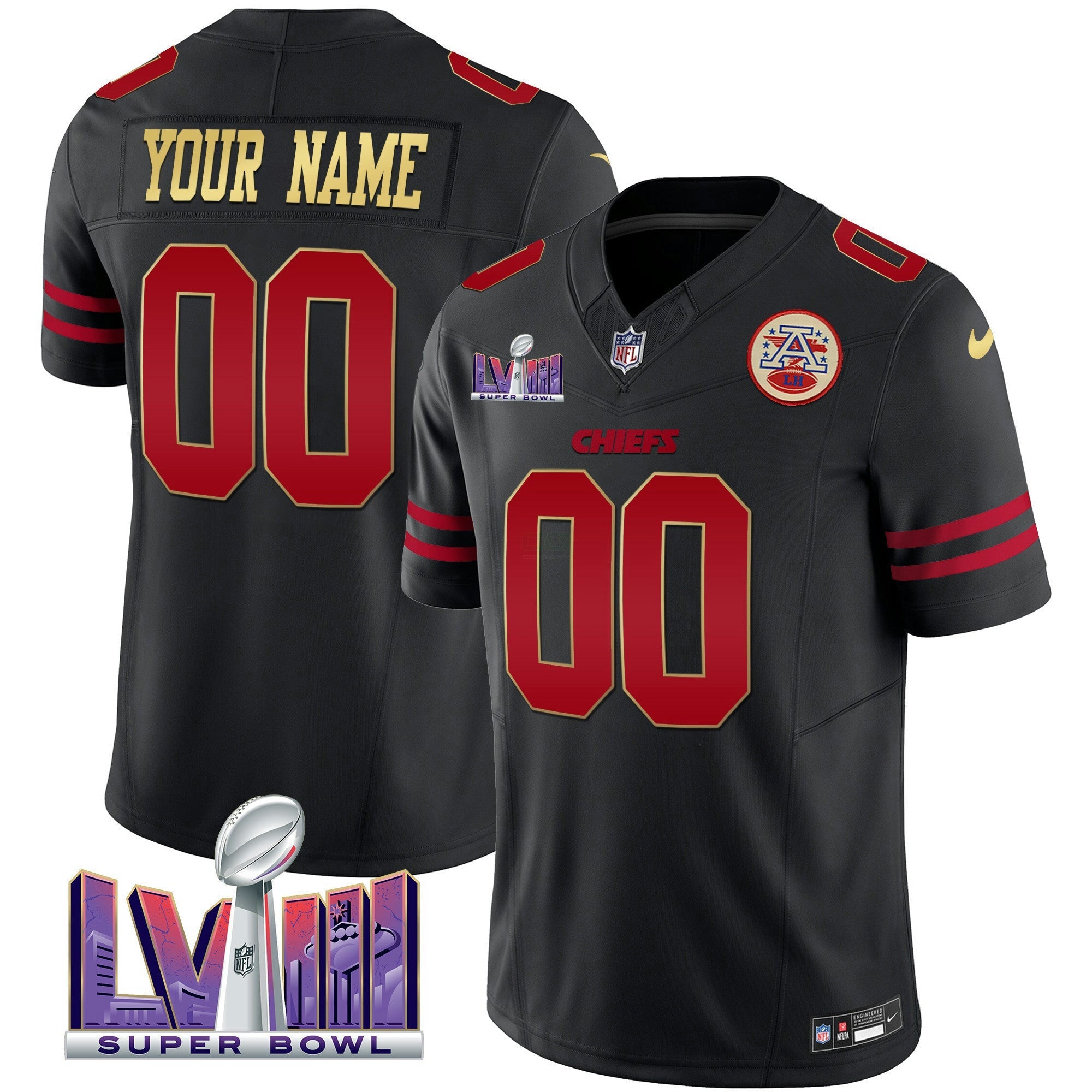 Camisa NFL Super Bowl LVIII Patch Vapor Jersey