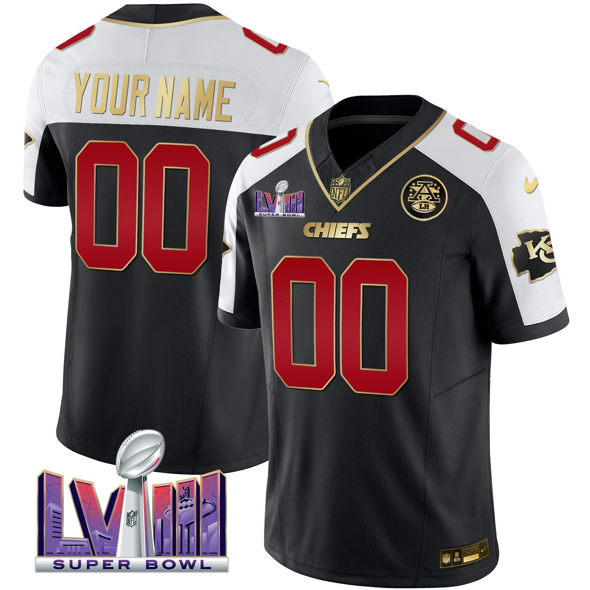 Camisa NFL Super Bowl LVIII Patch Vapor Jersey