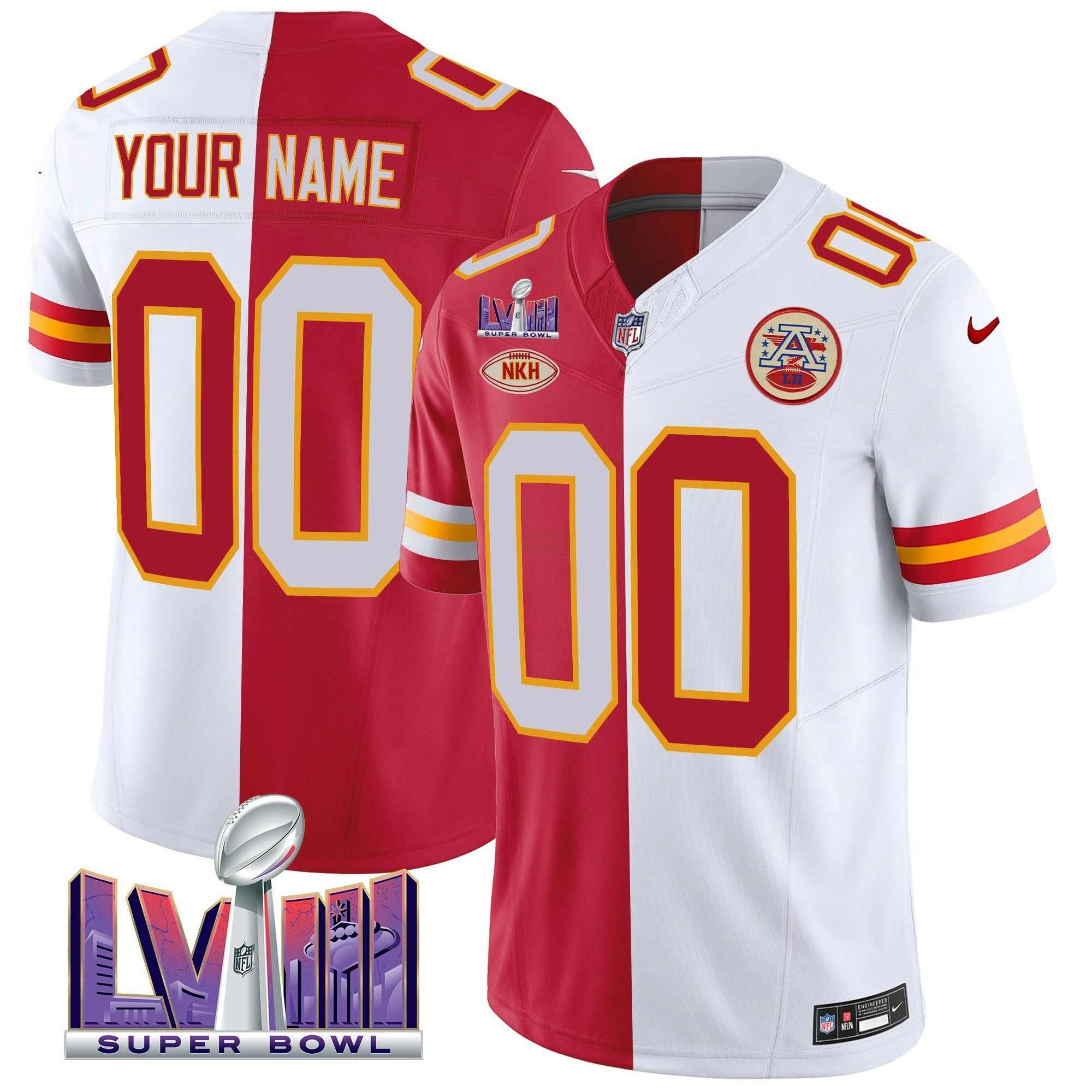 Camisa NFL Super Bowl LVIII Patch Vapor Jersey V3