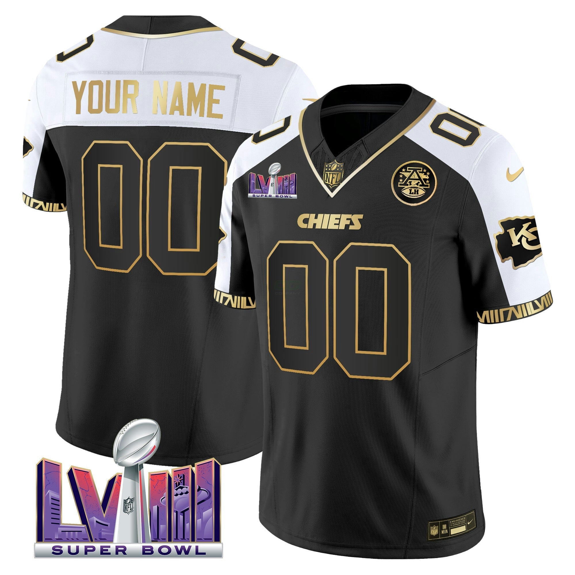 Camisa NFL Super Bowl LVIII Pattern Vapor Jersey