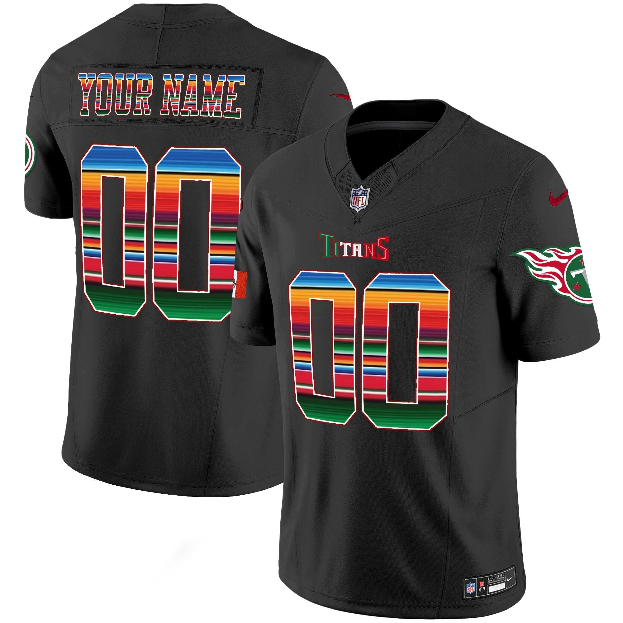 Camisa NFL Tennessee Mexico Vapor Jersey