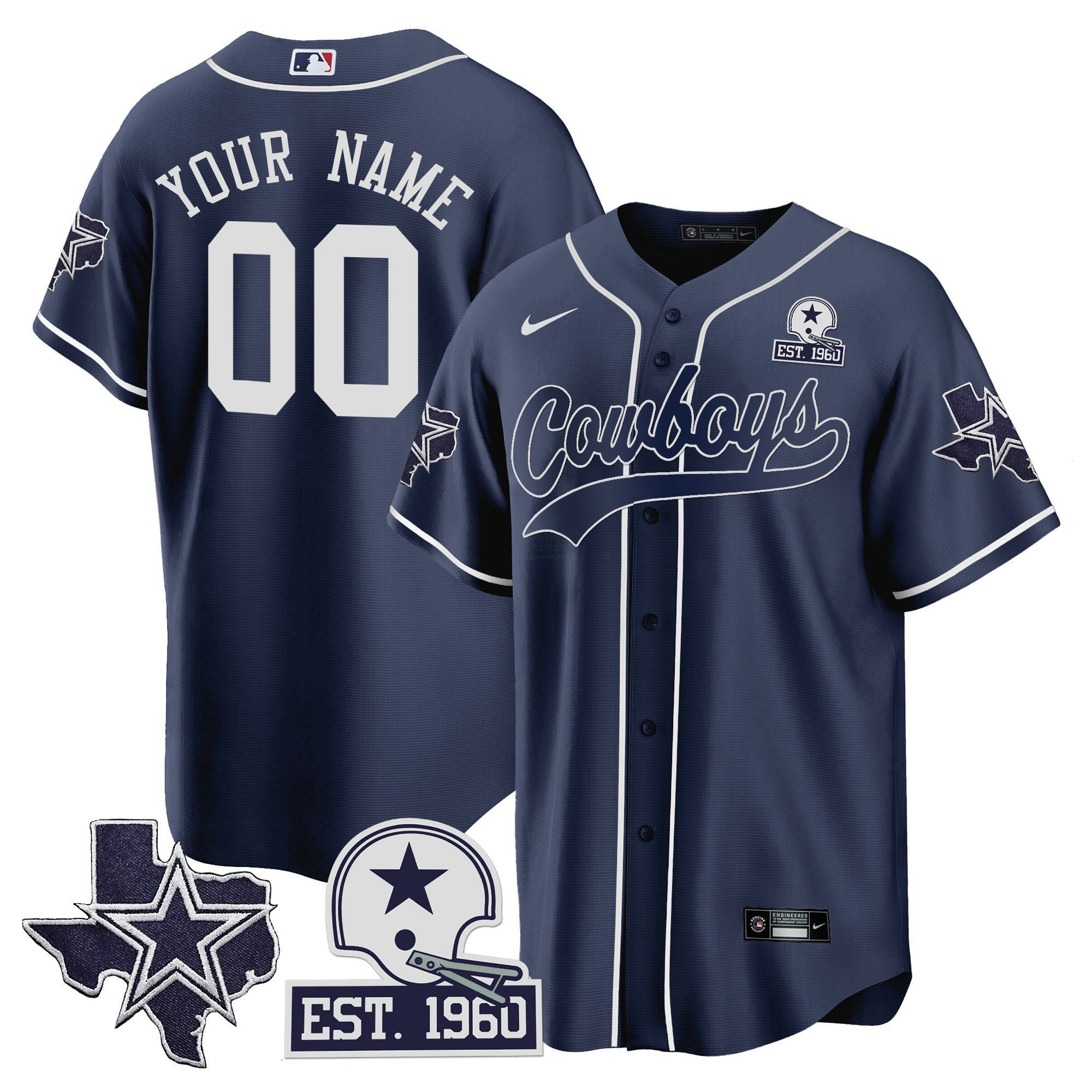 Camisa NFL Texas Patch Jersey