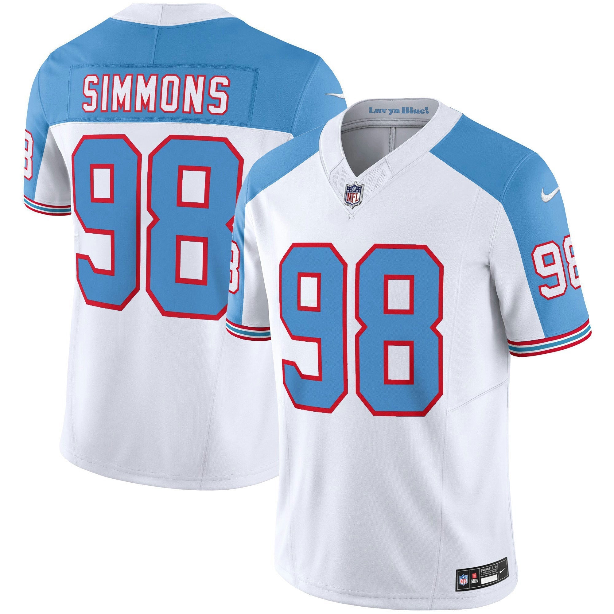 Camisa NFL Throwback Branca Alternativa Limited Vapor Jersey