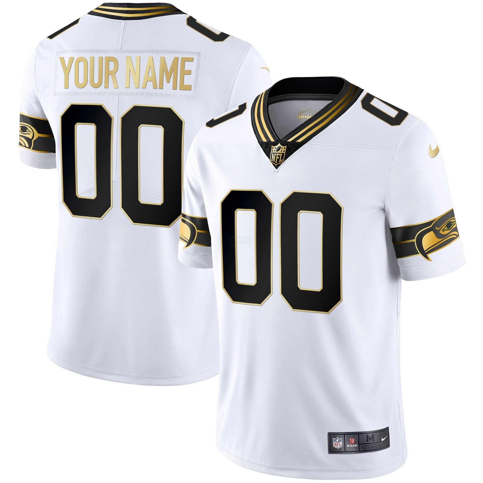 Camisa NFL Throwback & Dourada Jersey