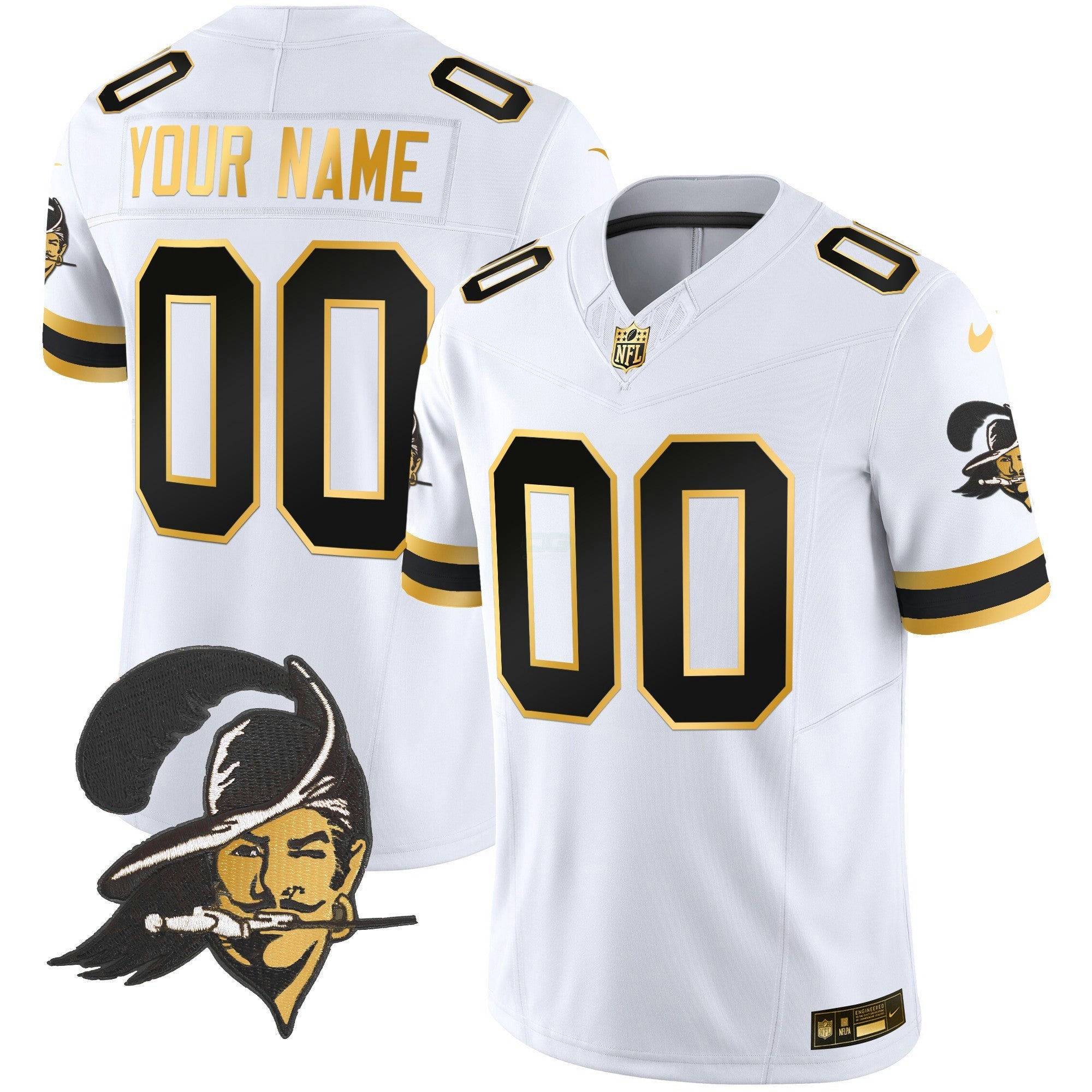 Camisa NFL Throwback Dourada Vapor Limited Jersey