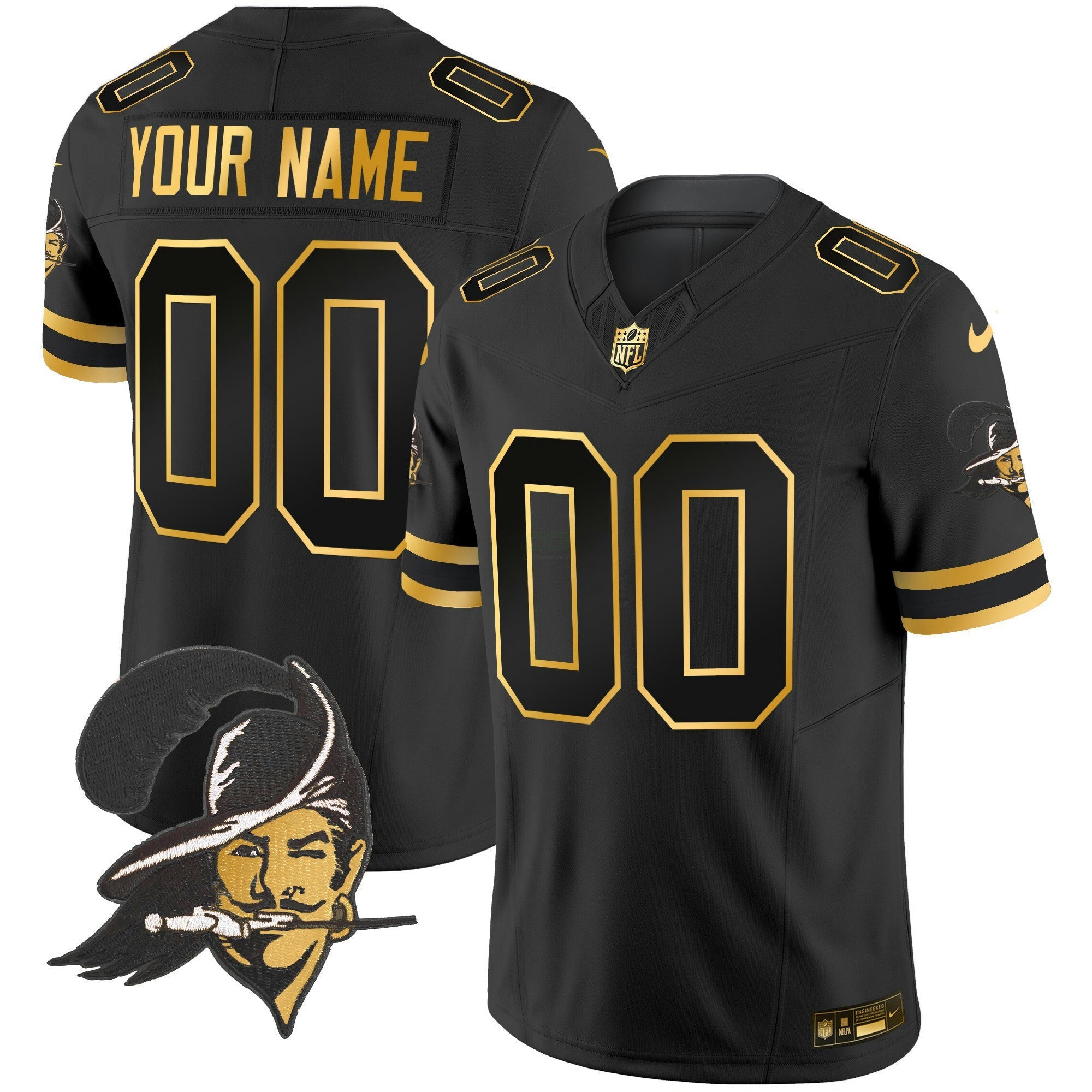 Camisa NFL Throwback Dourada Vapor Limited Jersey