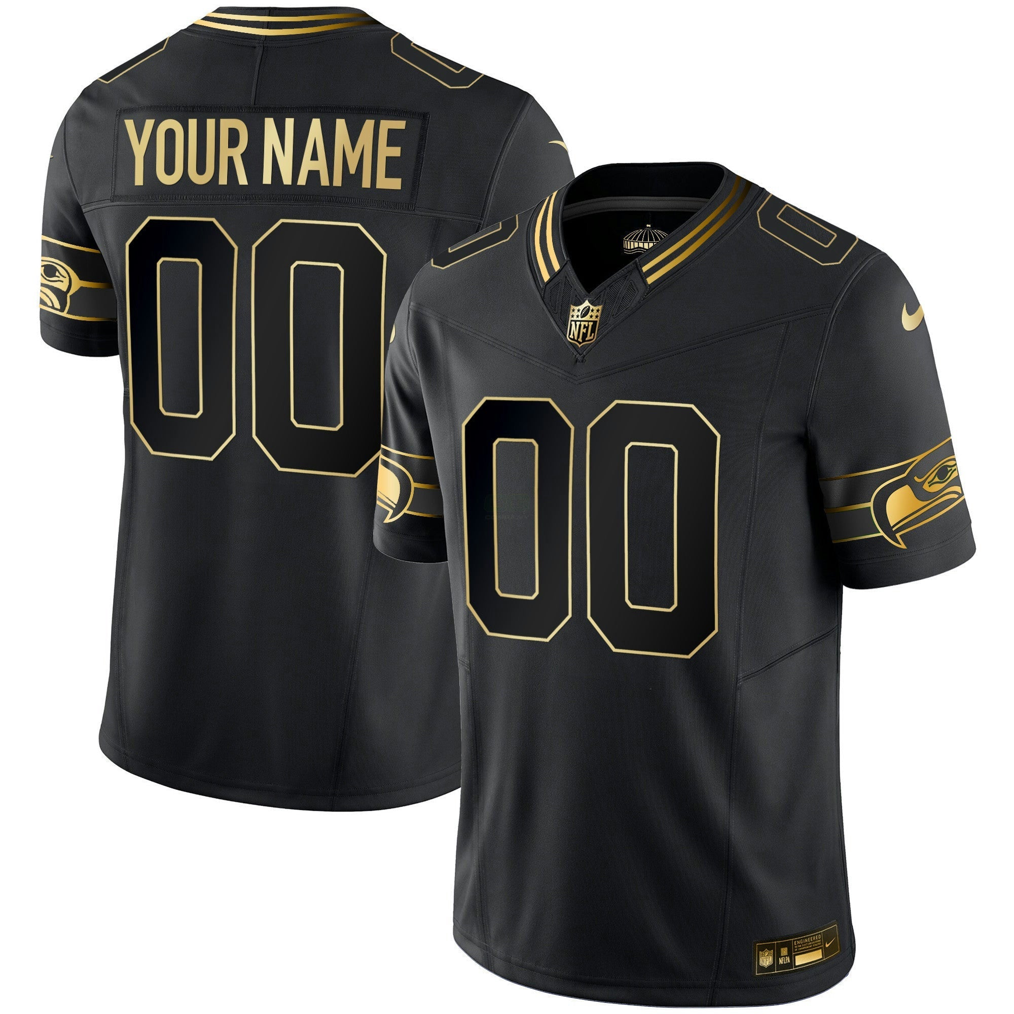 Camisa NFL Throwback & Dourada Vapor Limited Jersey