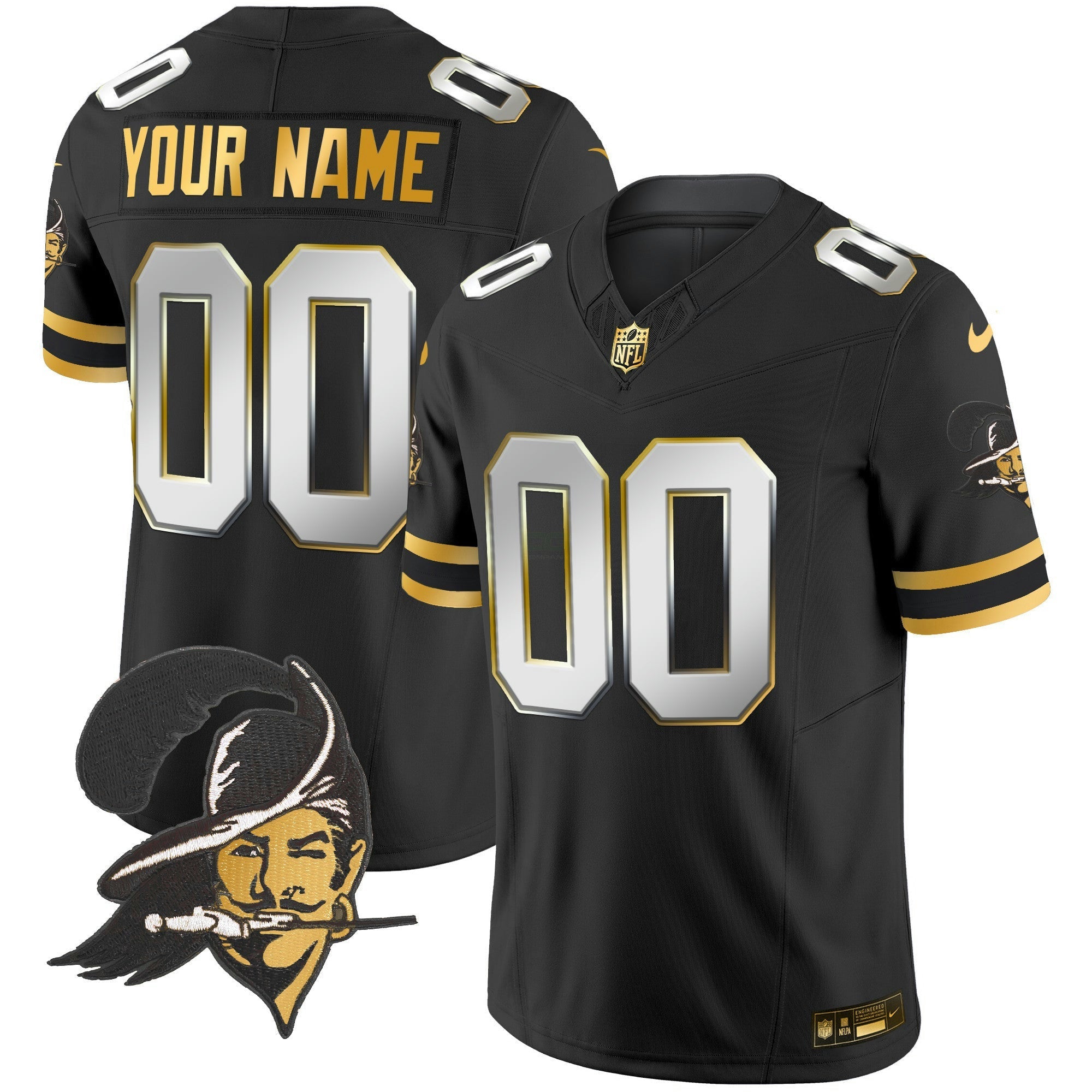 Camisa NFL Throwback Dourada Vapor Limited Jersey