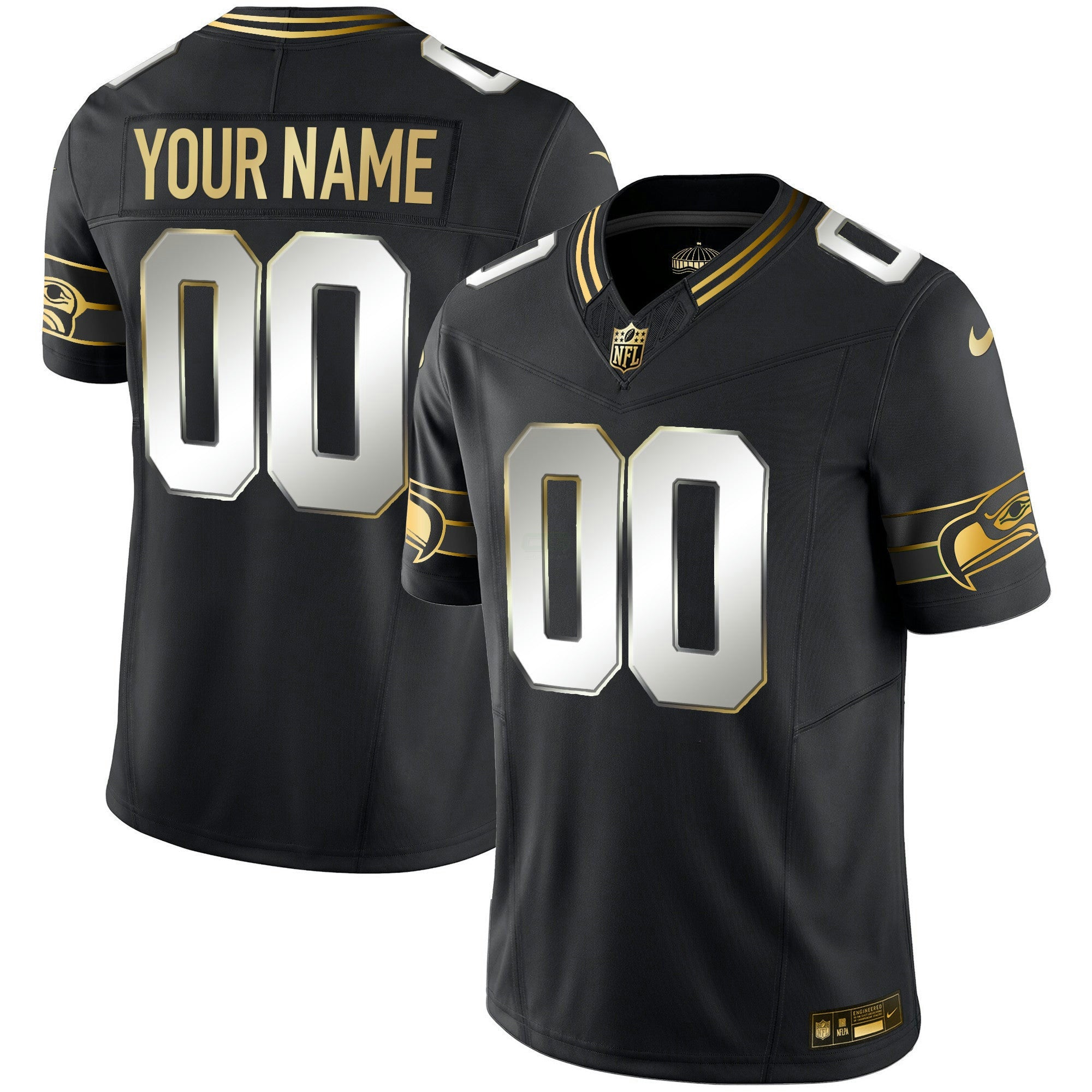 Camisa NFL Throwback & Dourada Vapor Limited Jersey