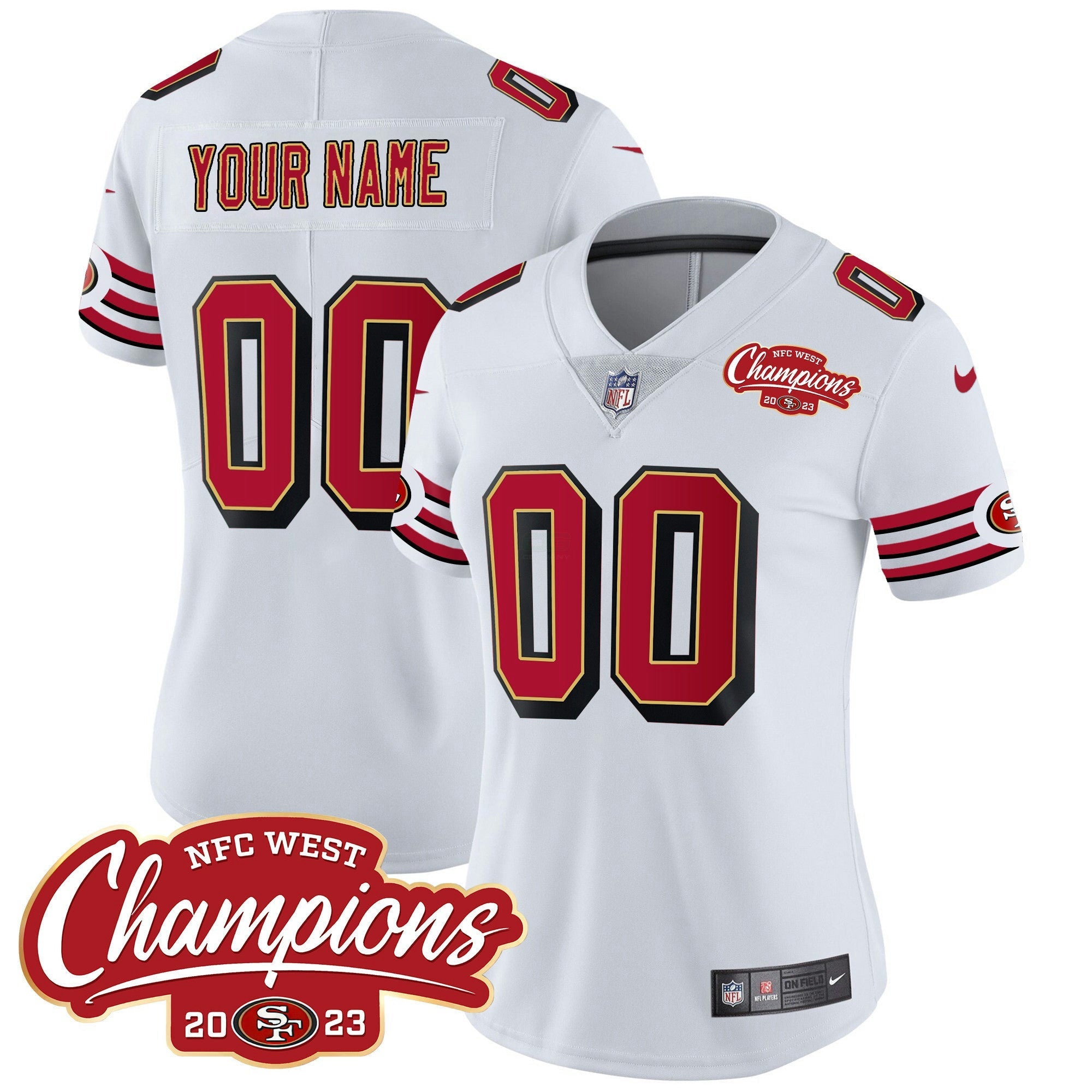 Camisa NFL Throwback NFC West Champions Patch Vapor Jersey