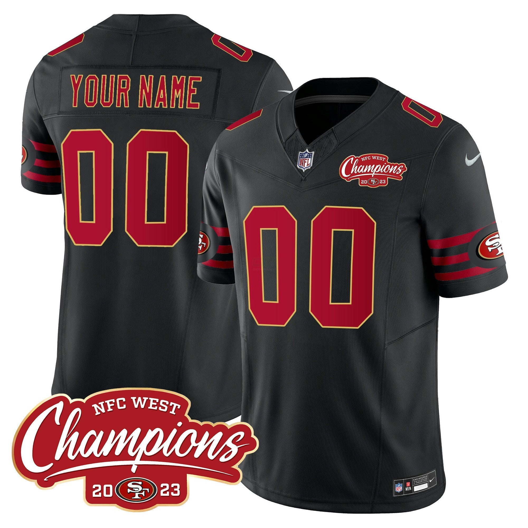 Camisa NFL Throwback NFC West Champions Patch Vapor Jersey