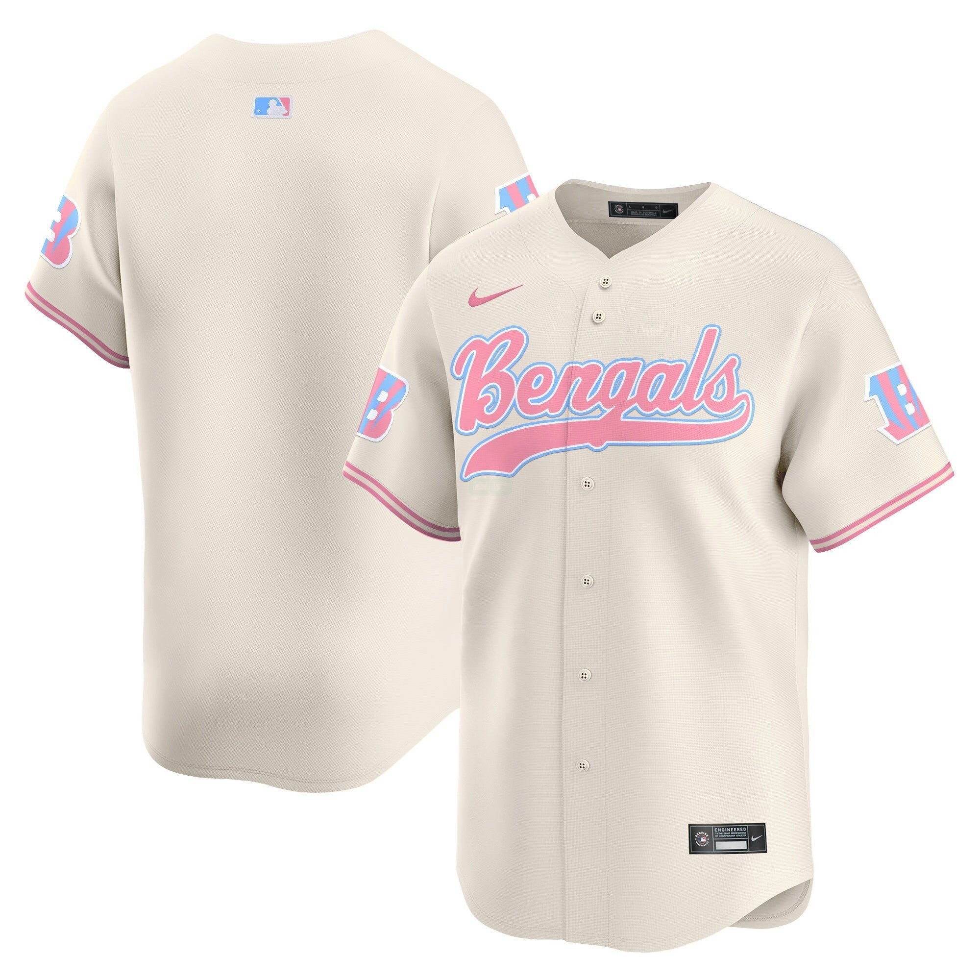 Camisa NFL Unisex Bubblegum Pink Vapor Premier Limited Jersey