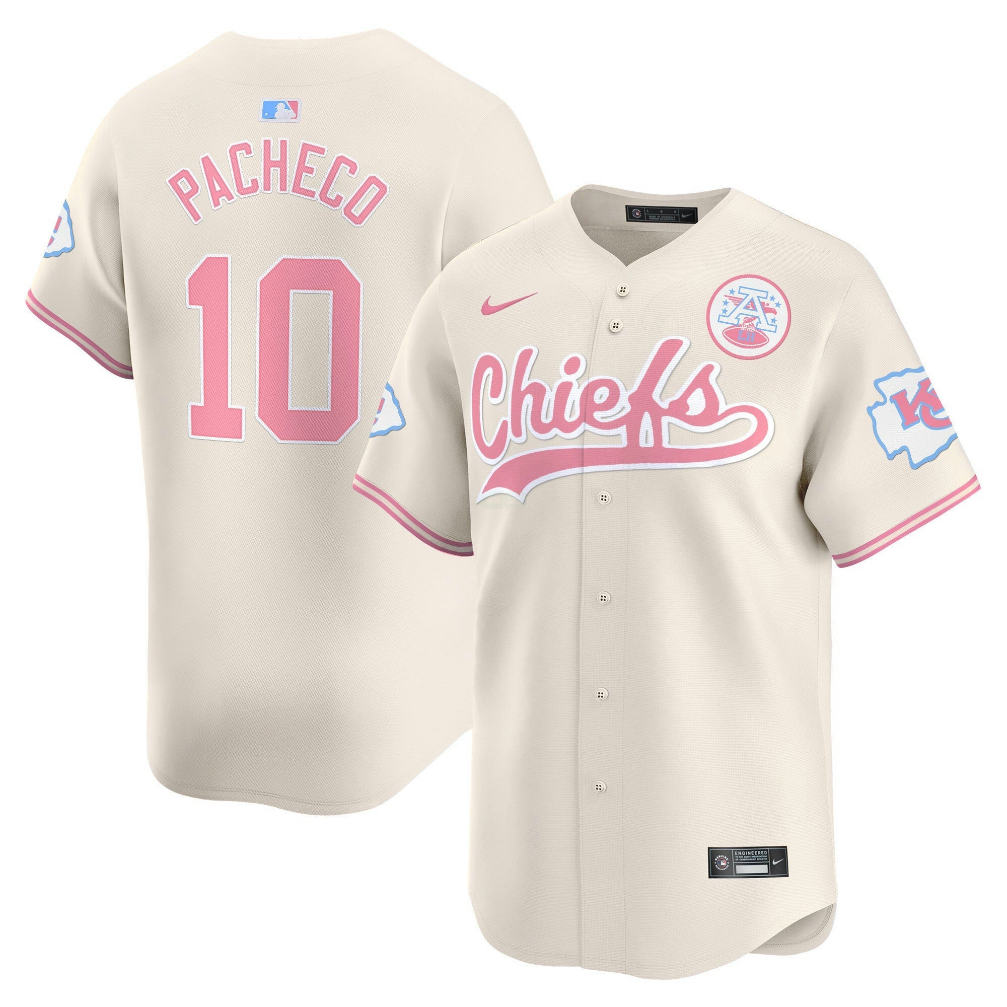 Camisa NFL Unisex Bubblegum Pink Vapor Premier Limited Jersey