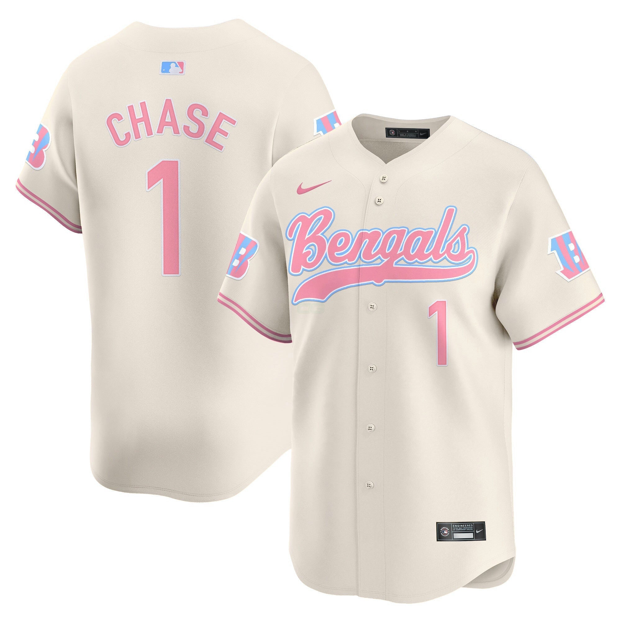 Camisa NFL Unisex Bubblegum Pink Vapor Premier Limited Jersey