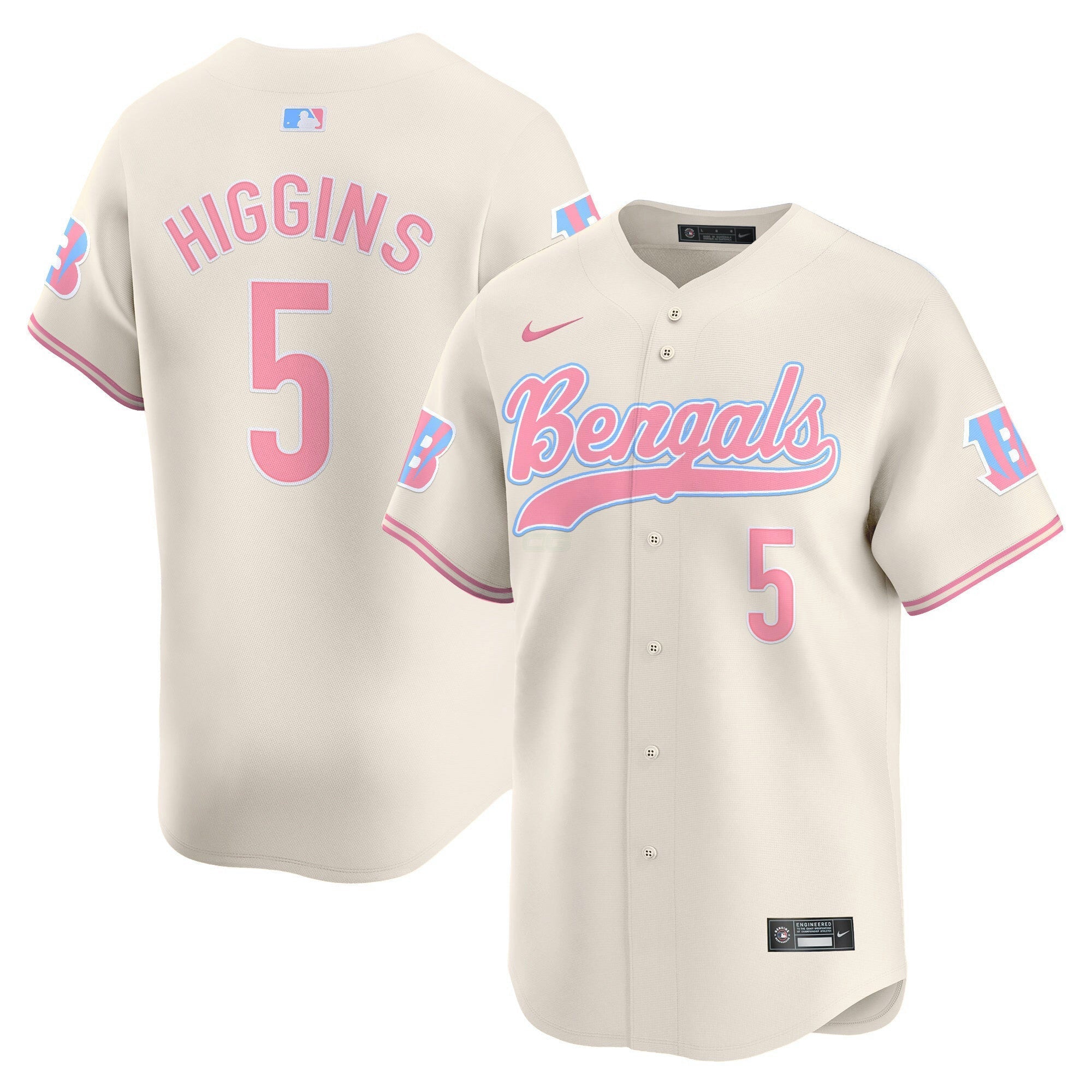 Camisa NFL Unisex Bubblegum Pink Vapor Premier Limited Jersey