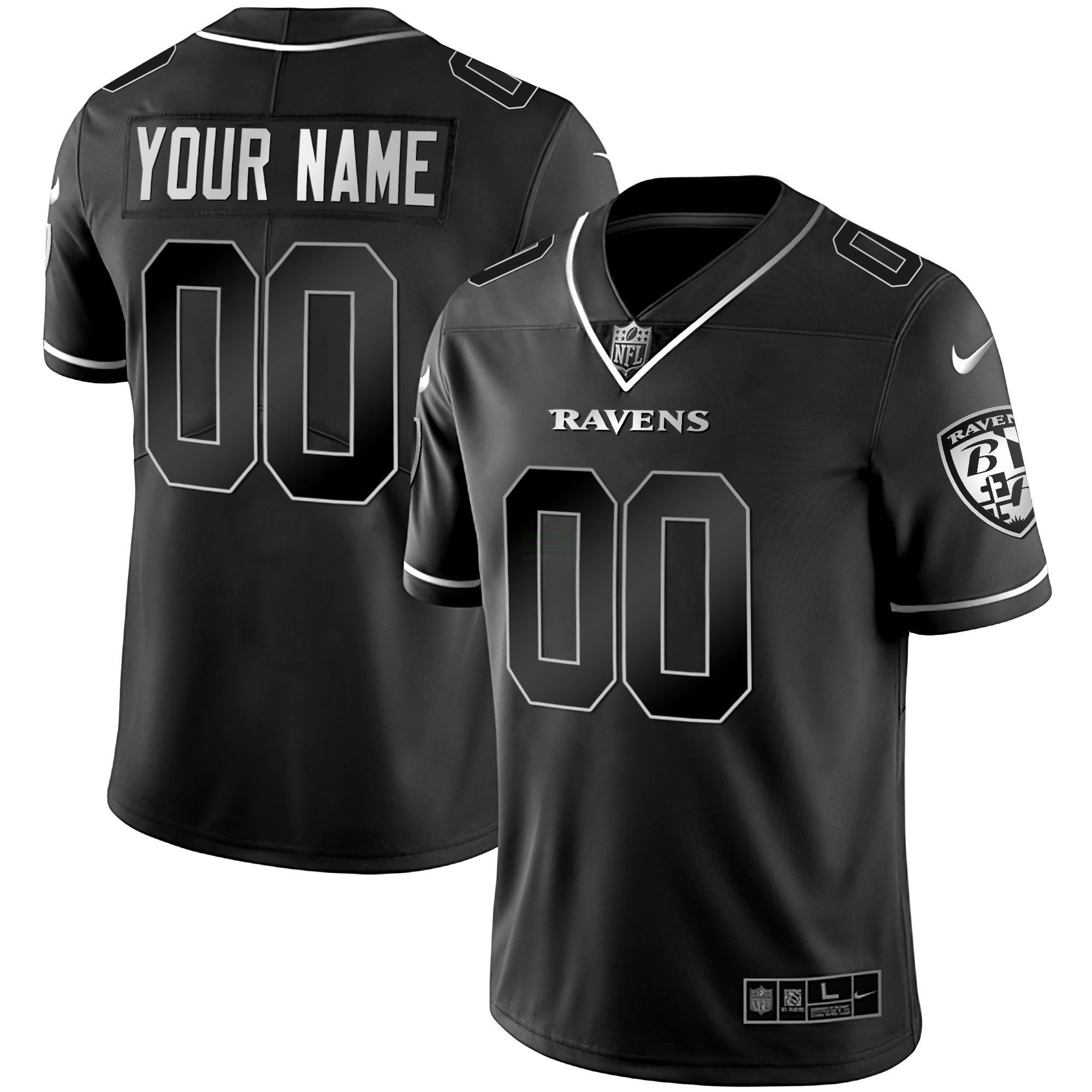 Camisa NFL Vapor Dourada Custom Name and Number