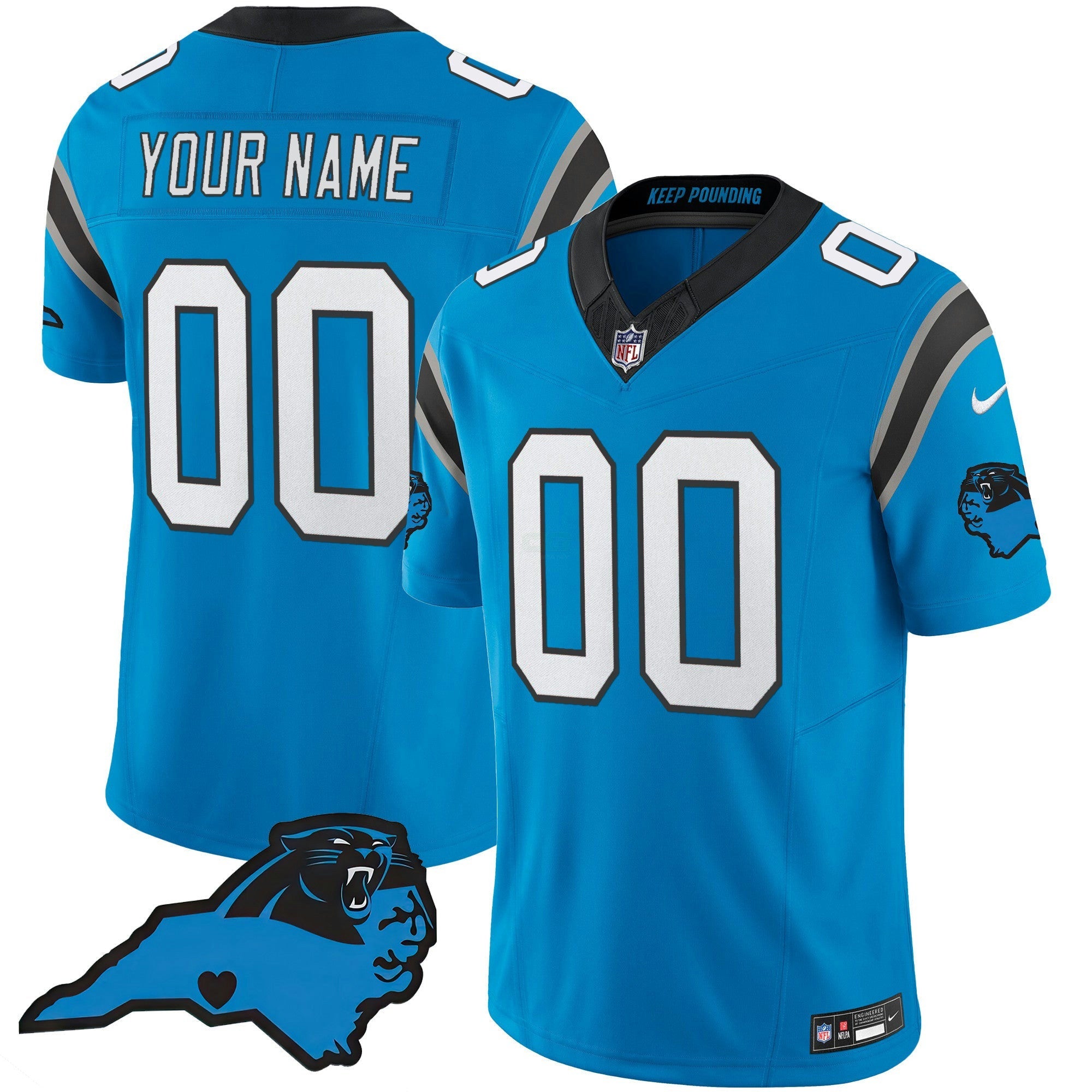 Camisa NFL Vapor Limited Jersey – Carolina Patch