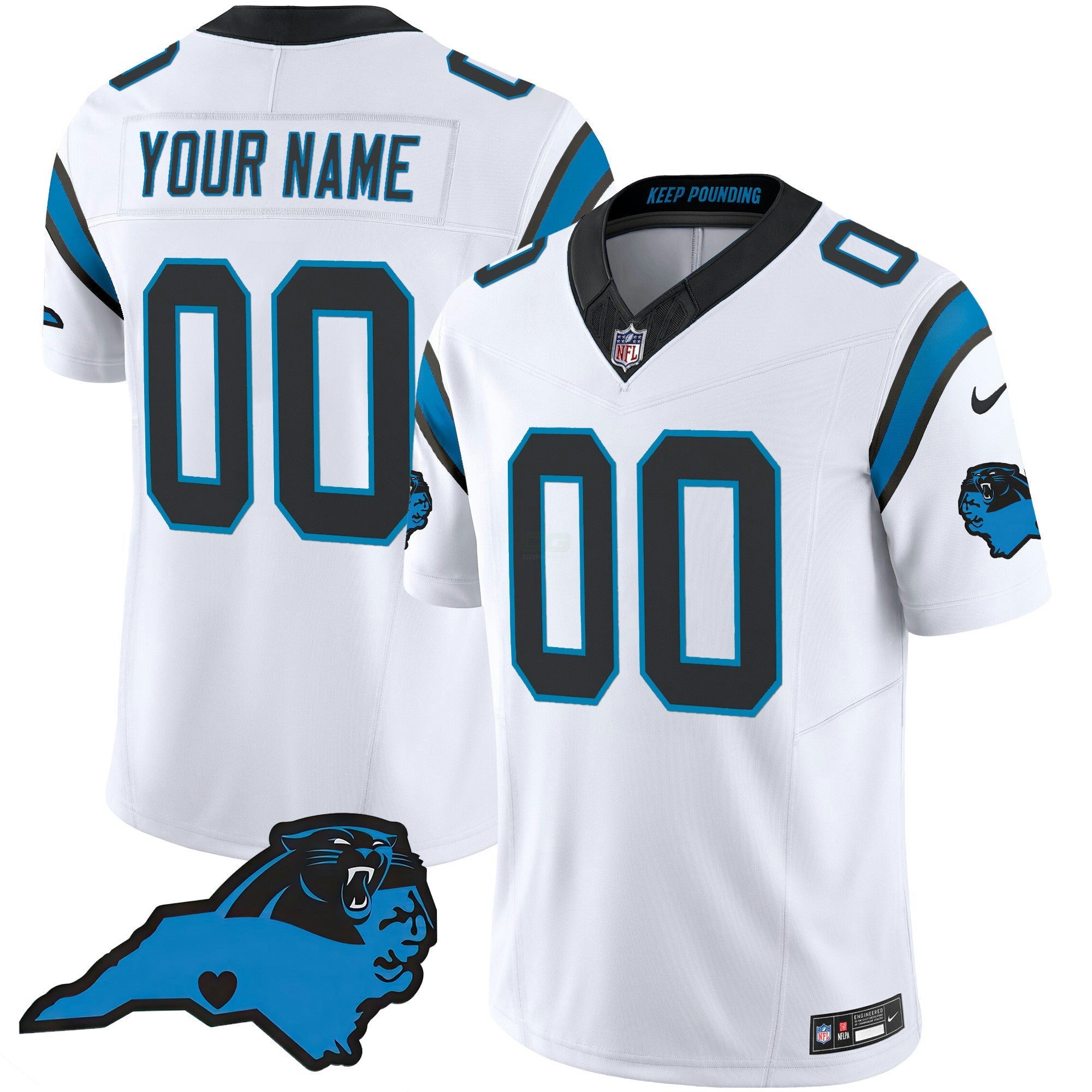 Camisa NFL Vapor Limited Jersey – Carolina Patch