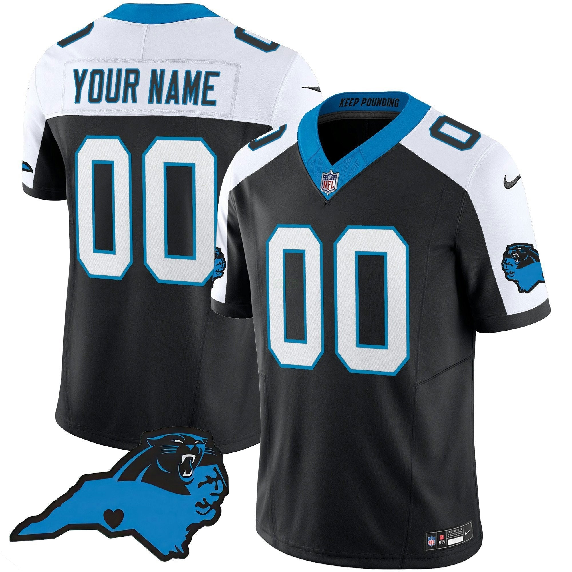 Camisa NFL Vapor Limited Jersey – Carolina Patch