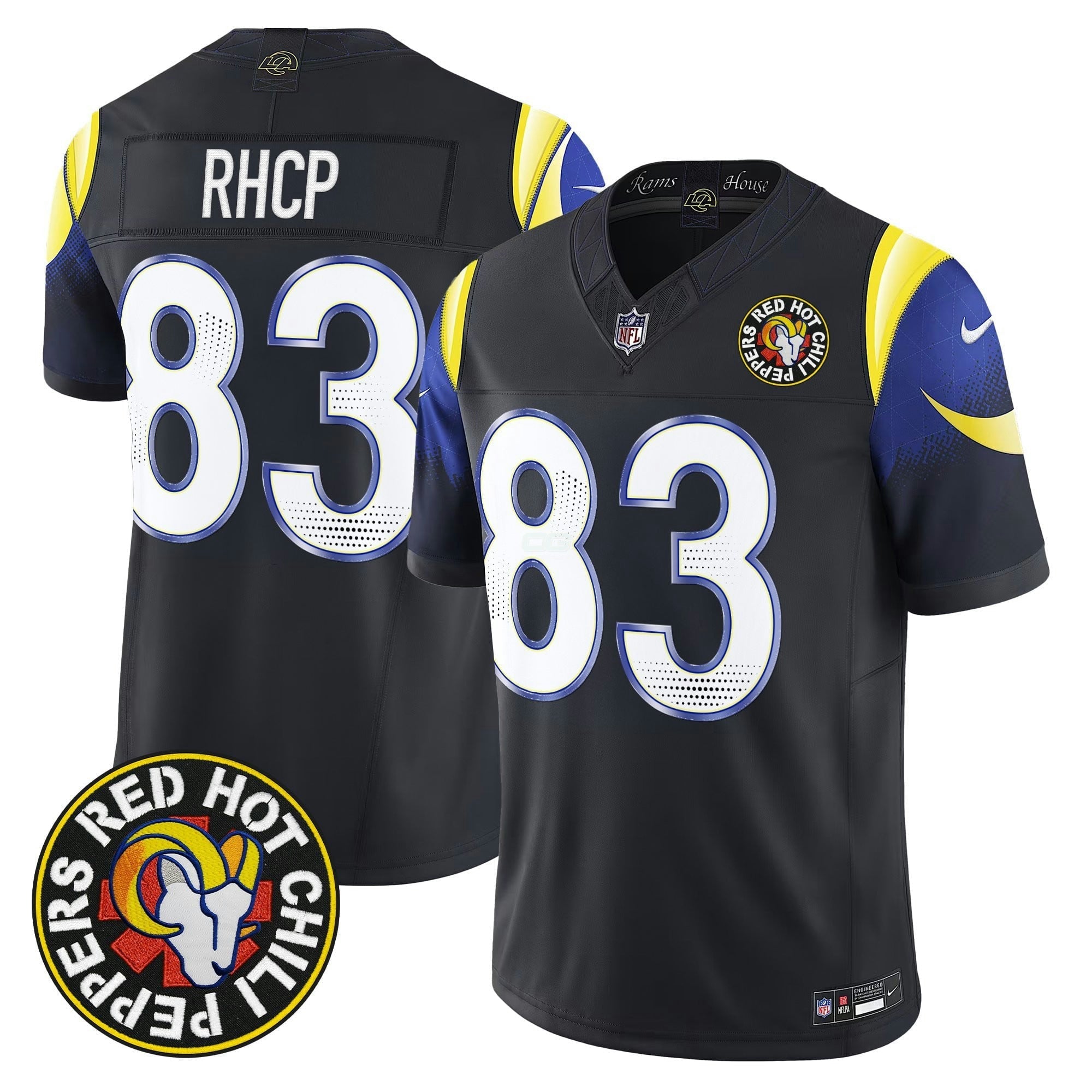 Camisa NFL Vermelha Hot Chili Peppers x Los Angeles Vapor Limited Jersey