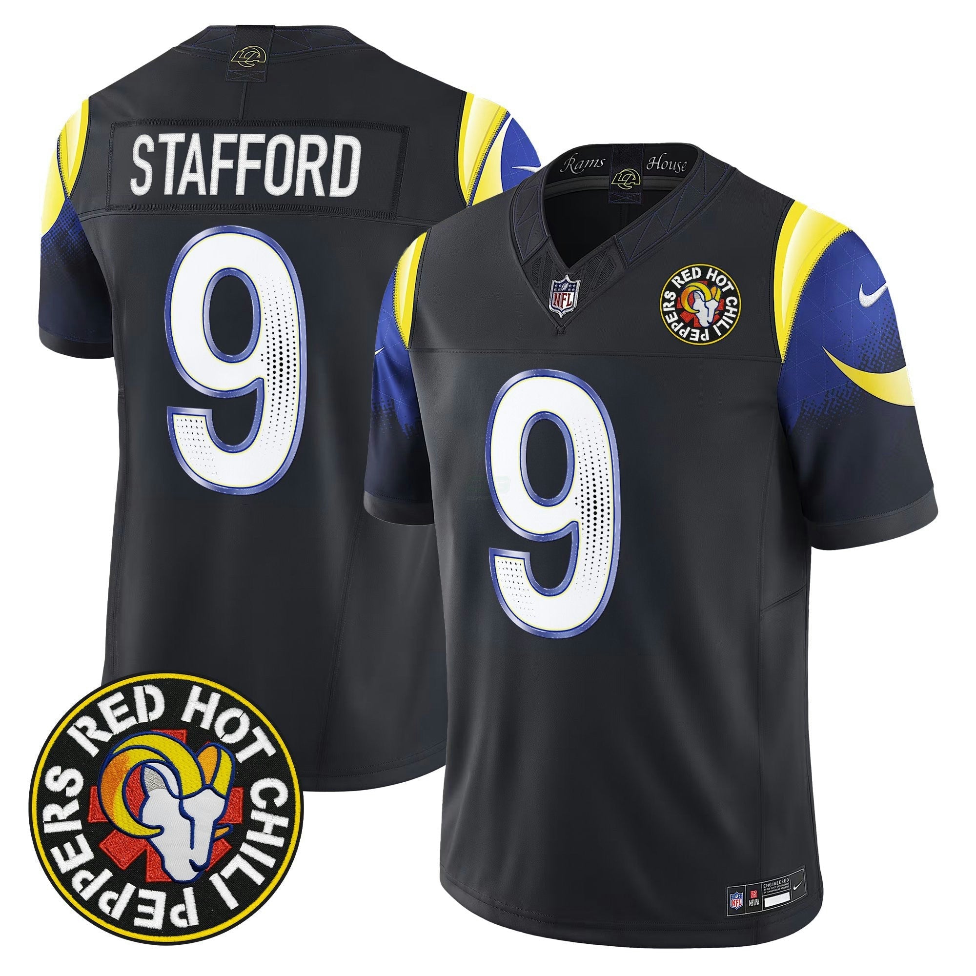 Camisa NFL Vermelha Hot Chili Peppers x Los Angeles Vapor Limited Jersey