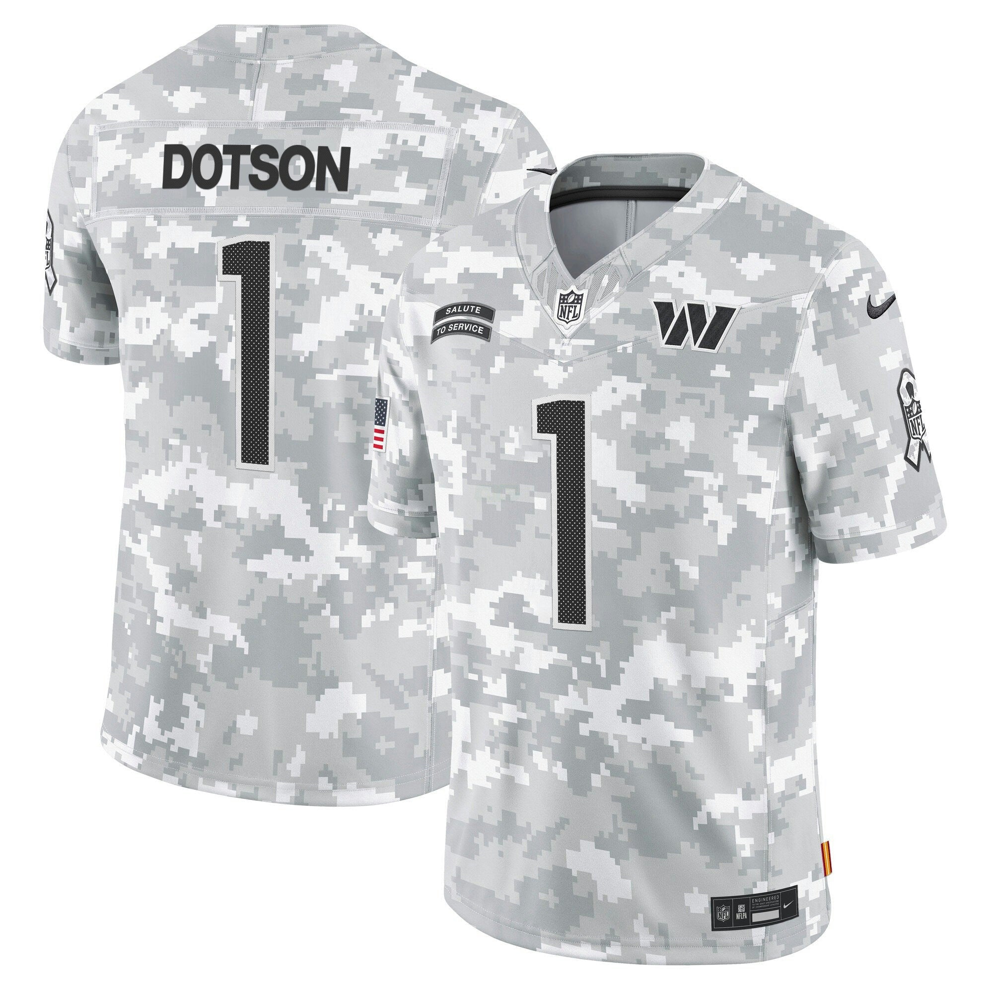 Camisa NFL Washington 2024 Salute to Service Vapor Limited Jersey – Arctic Camo