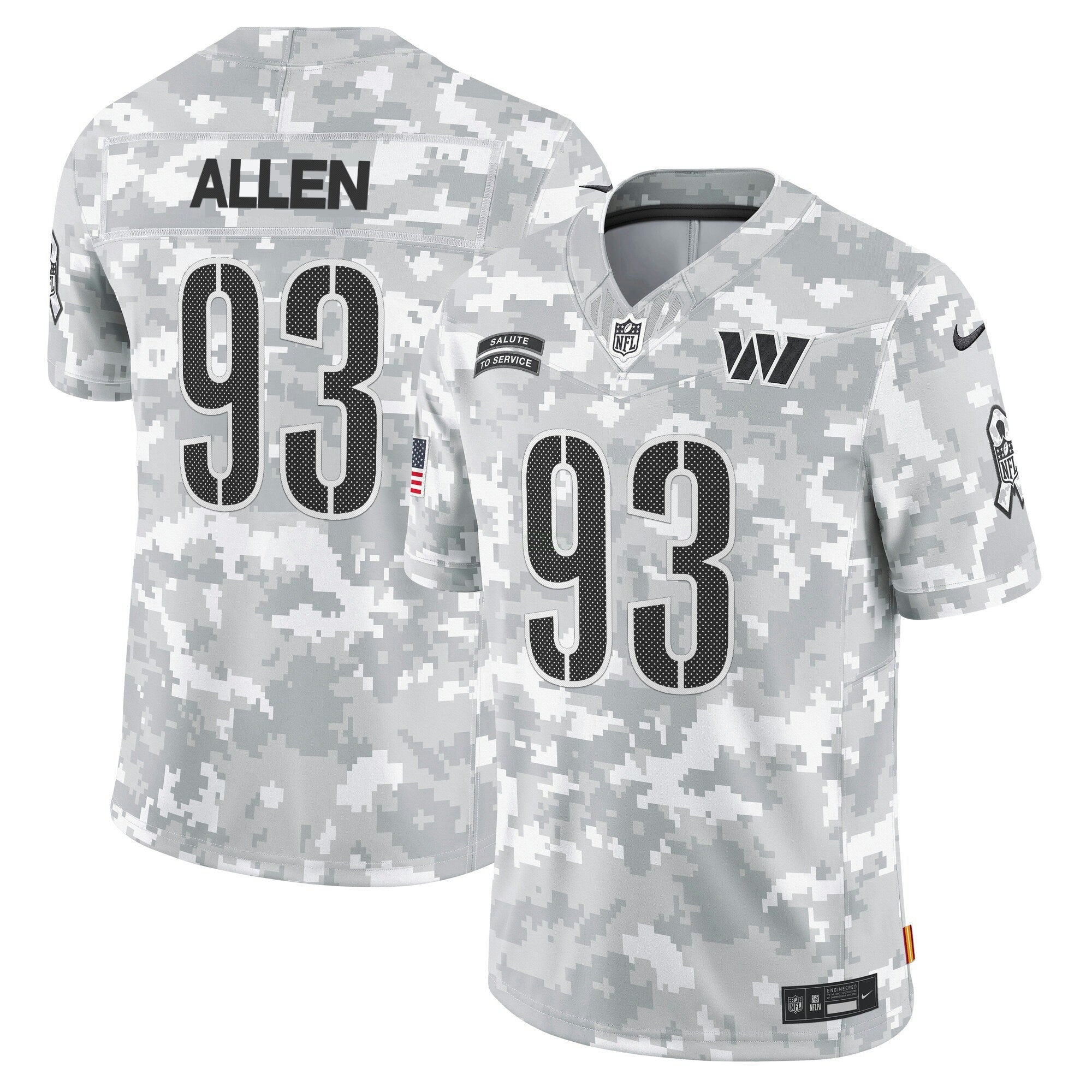 Camisa NFL Washington 2024 Salute to Service Vapor Limited Jersey – Arctic Camo