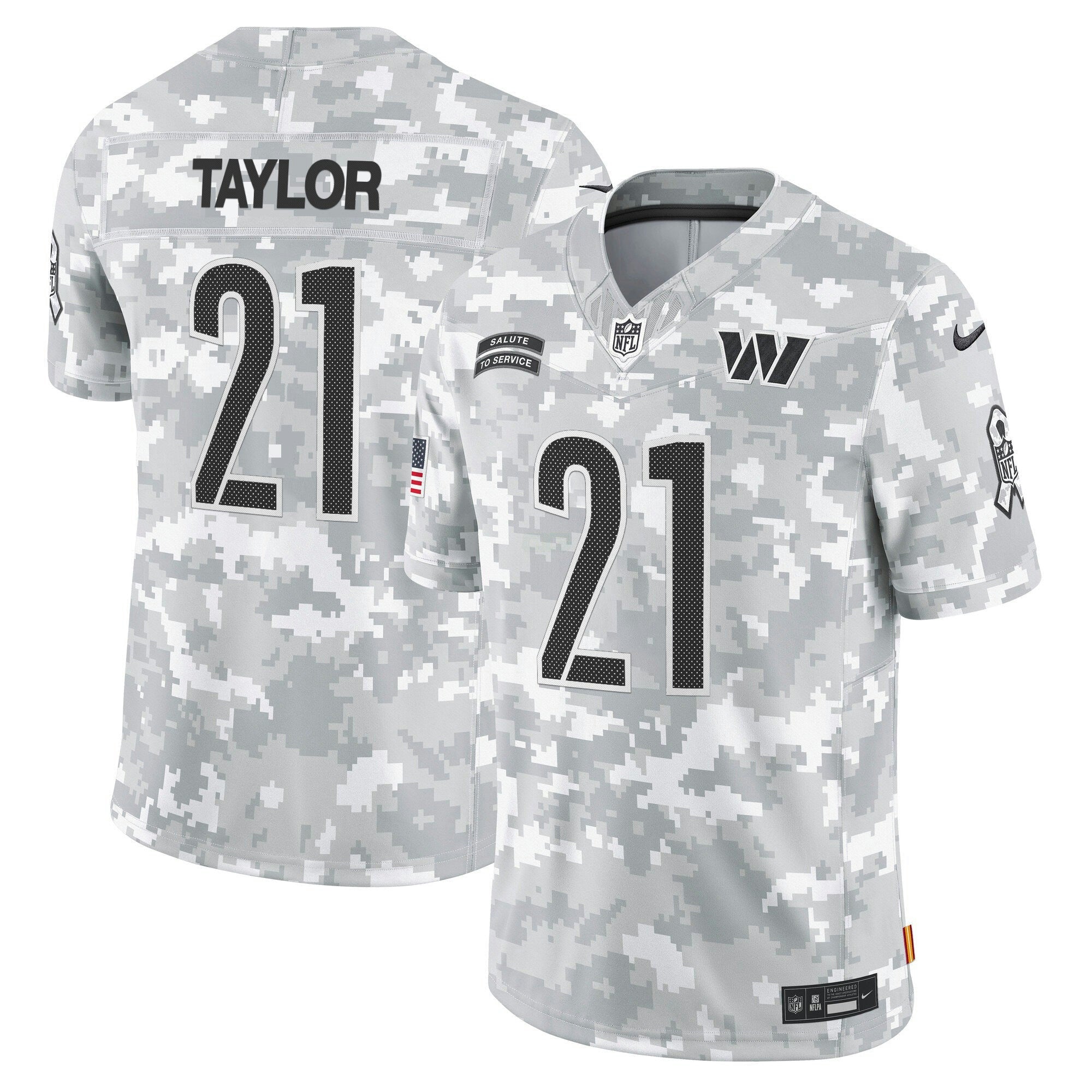 Camisa NFL Washington 2024 Salute to Service Vapor Limited Jersey – Arctic Camo
