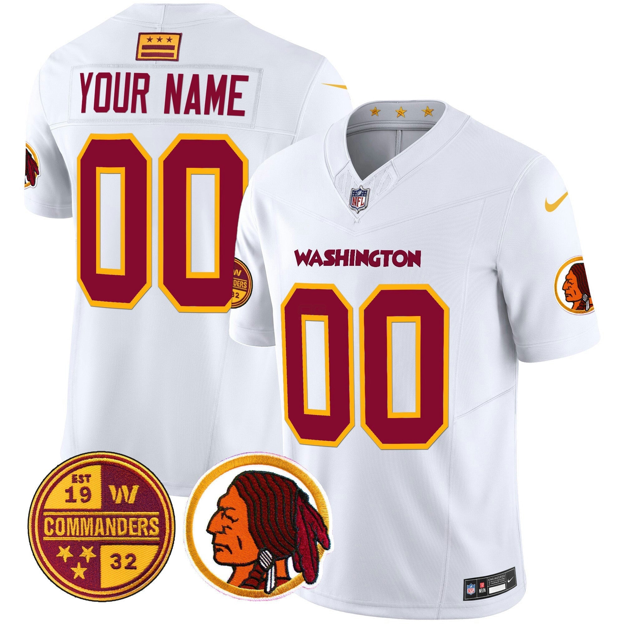 Camisa NFL Washington Half Redskins & Vapor Limited Jersey