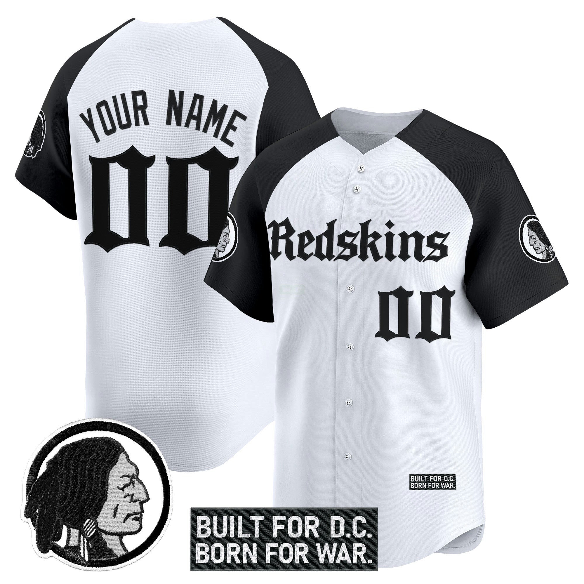 Camisa NFL Washington Redskins ‘Gothic Capital Edition’ Vapor Jersey