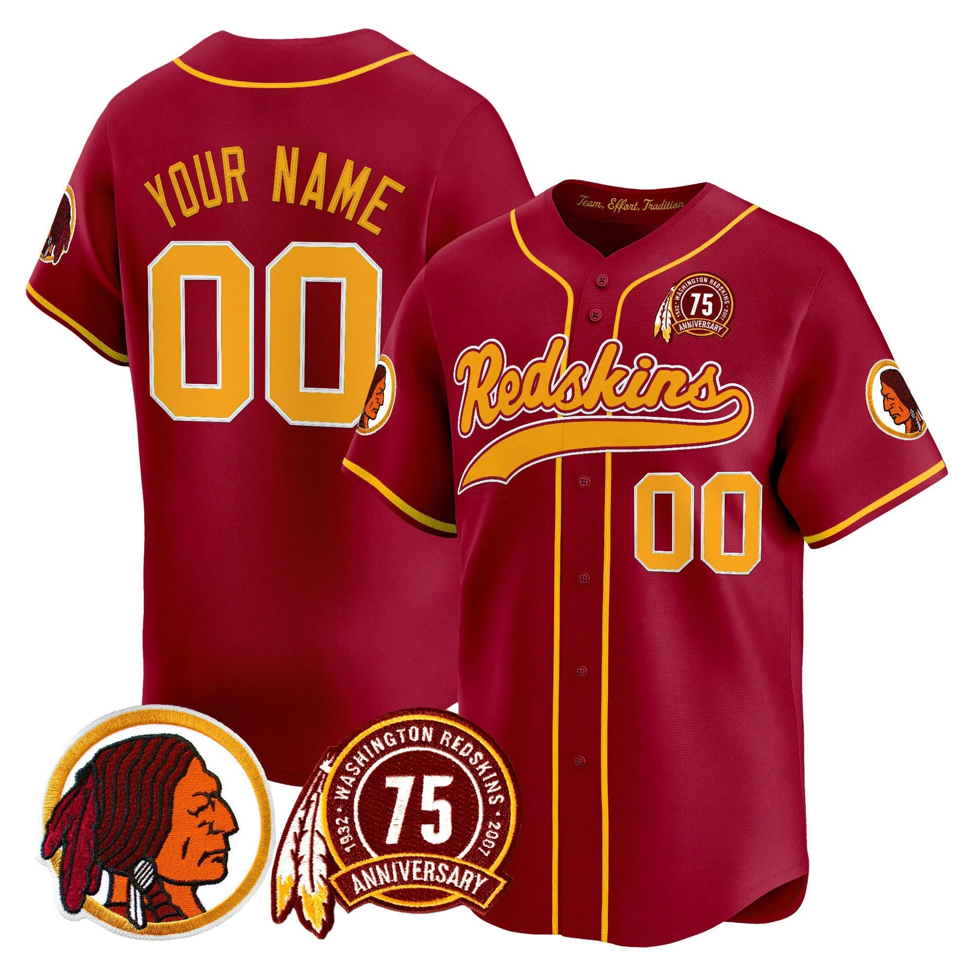 Camisa NFL Washington Redskins Throwback Vapor Jersey