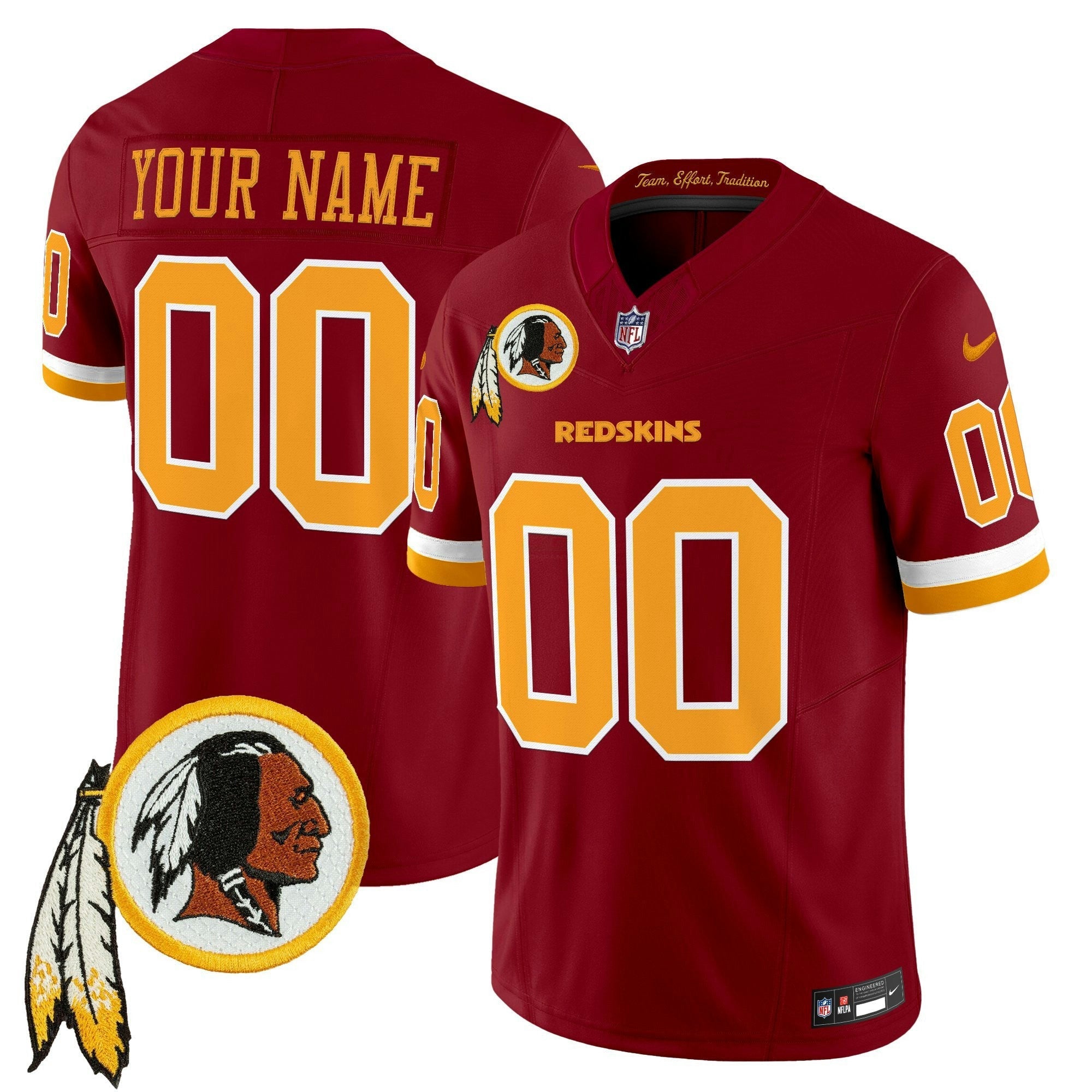 Camisa NFL Washington Redskins Throwback Vapor Limited Jersey V3