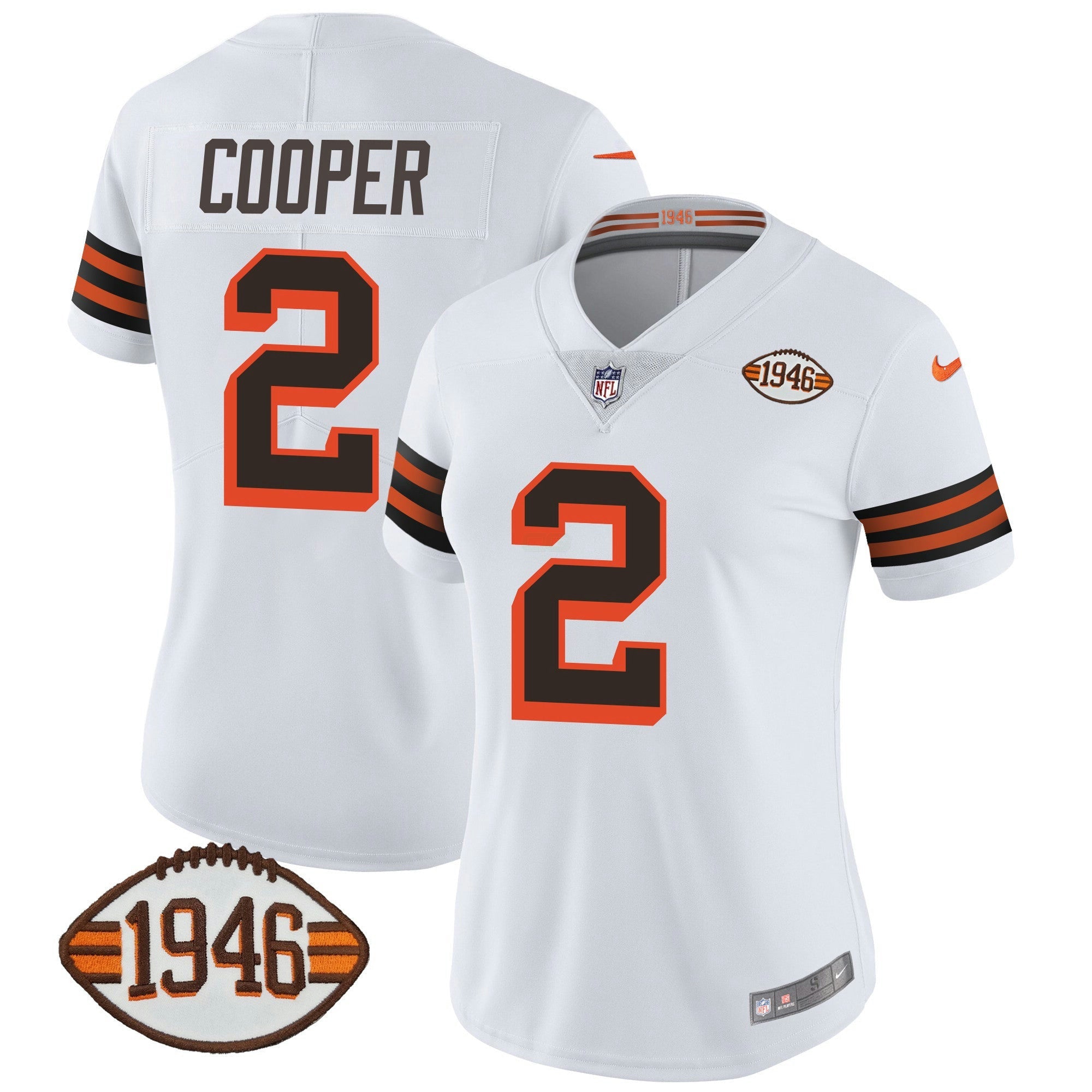 Camisa NFL Women’s 1946 75th Anniversary Patch Jersey