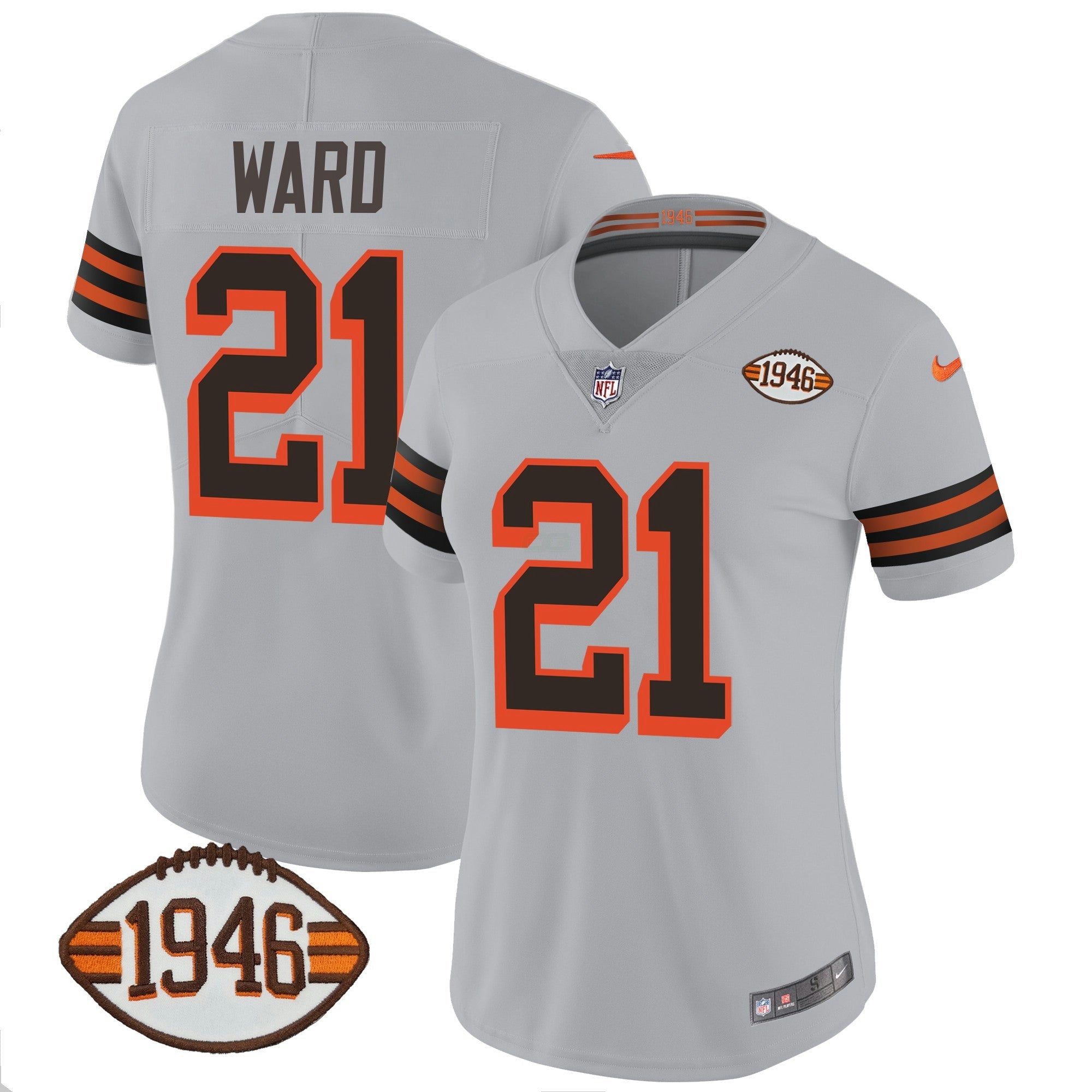 Camisa NFL Women’s 1946 75th Anniversary Patch Jersey