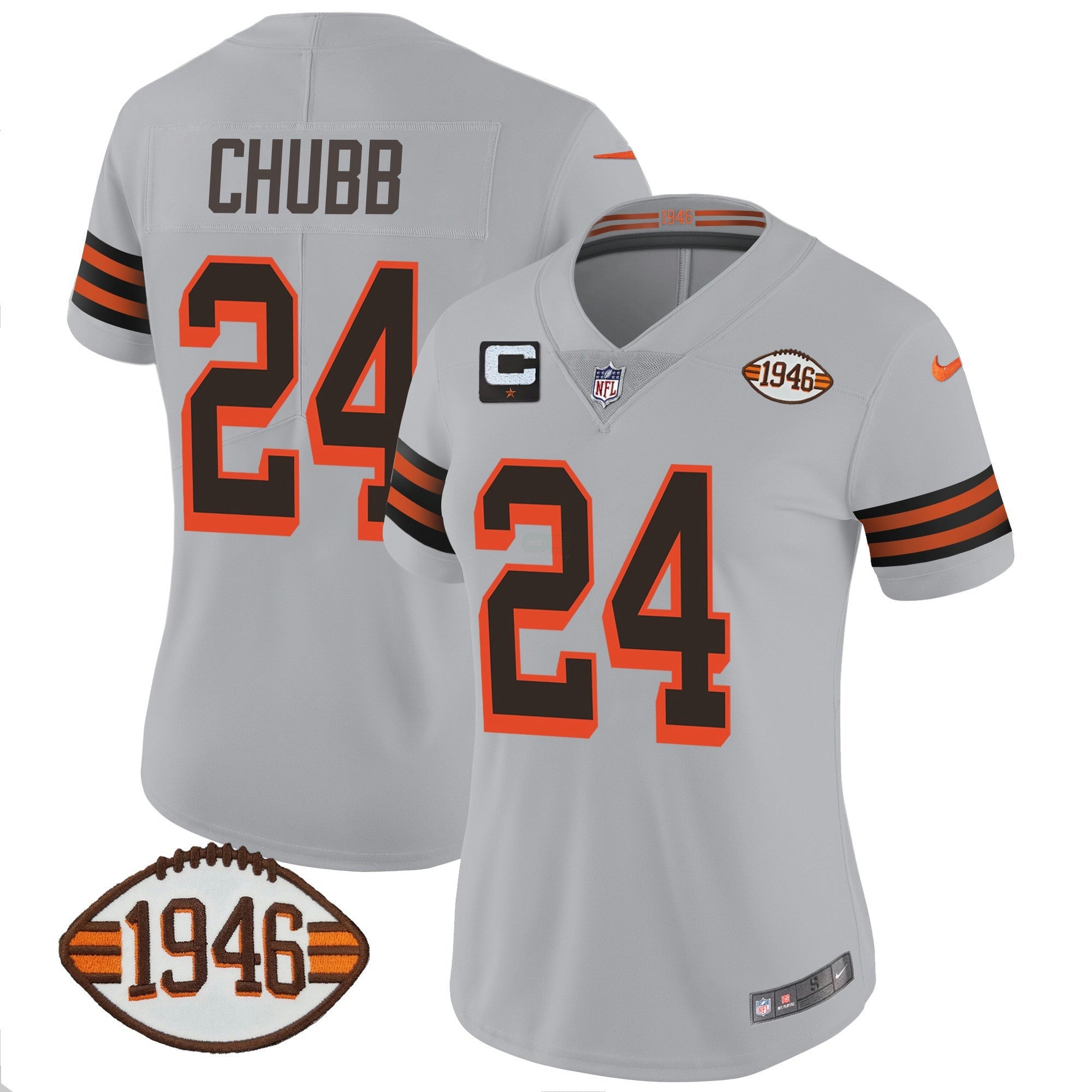 Camisa NFL Women’s 1946 75th Anniversary Patch Jersey