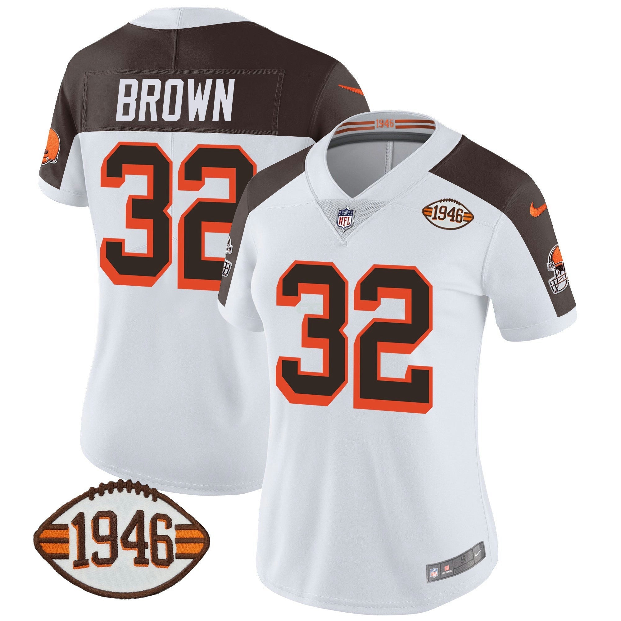 Camisa NFL Women’s 1946 75th Anniversary Patch Jersey