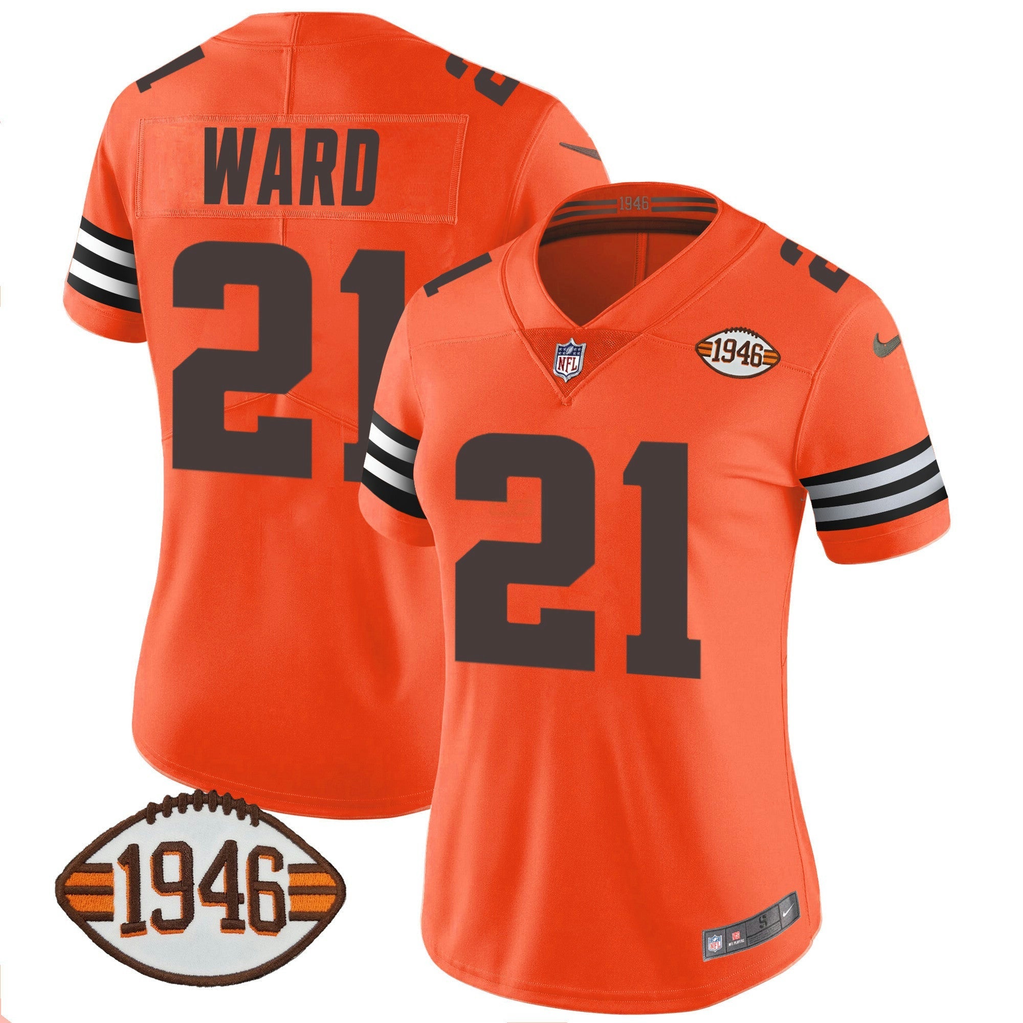 Camisa NFL Women’s 1946 75th Anniversary Patch Jersey