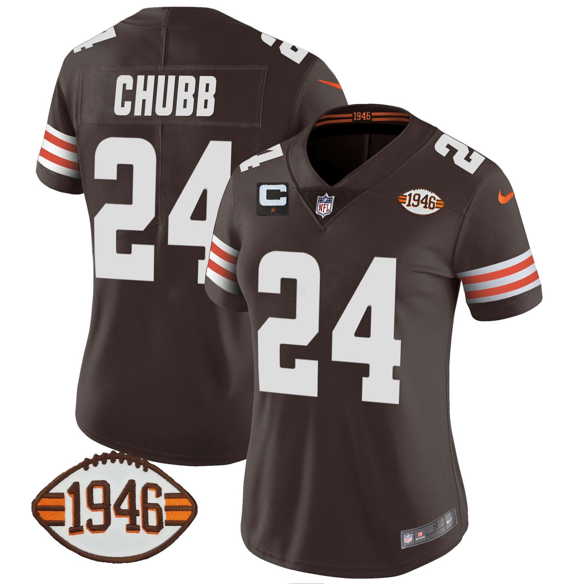 Camisa NFL Women’s 1946 75th Anniversary Patch Jersey